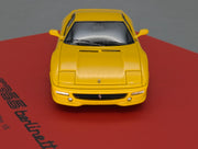 Modellautos 1:43 BBR Ferrari F355 Berlinetta 1994 Giallo Modena Ltd 01/05 mit großer Vitrine und OVP