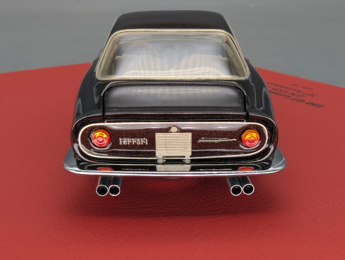 Modellautos 1:43 BBR Ferrari 250 GT Lusso Long Nose Metallic Brown Ltd 01/05 mit großer Vitrine und OVP