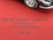 Modellautos 1:43 BBR Ferrari 250 GT Lusso Long Nose Metallic Brown Ltd 01/05 mit großer Vitrine und OVP