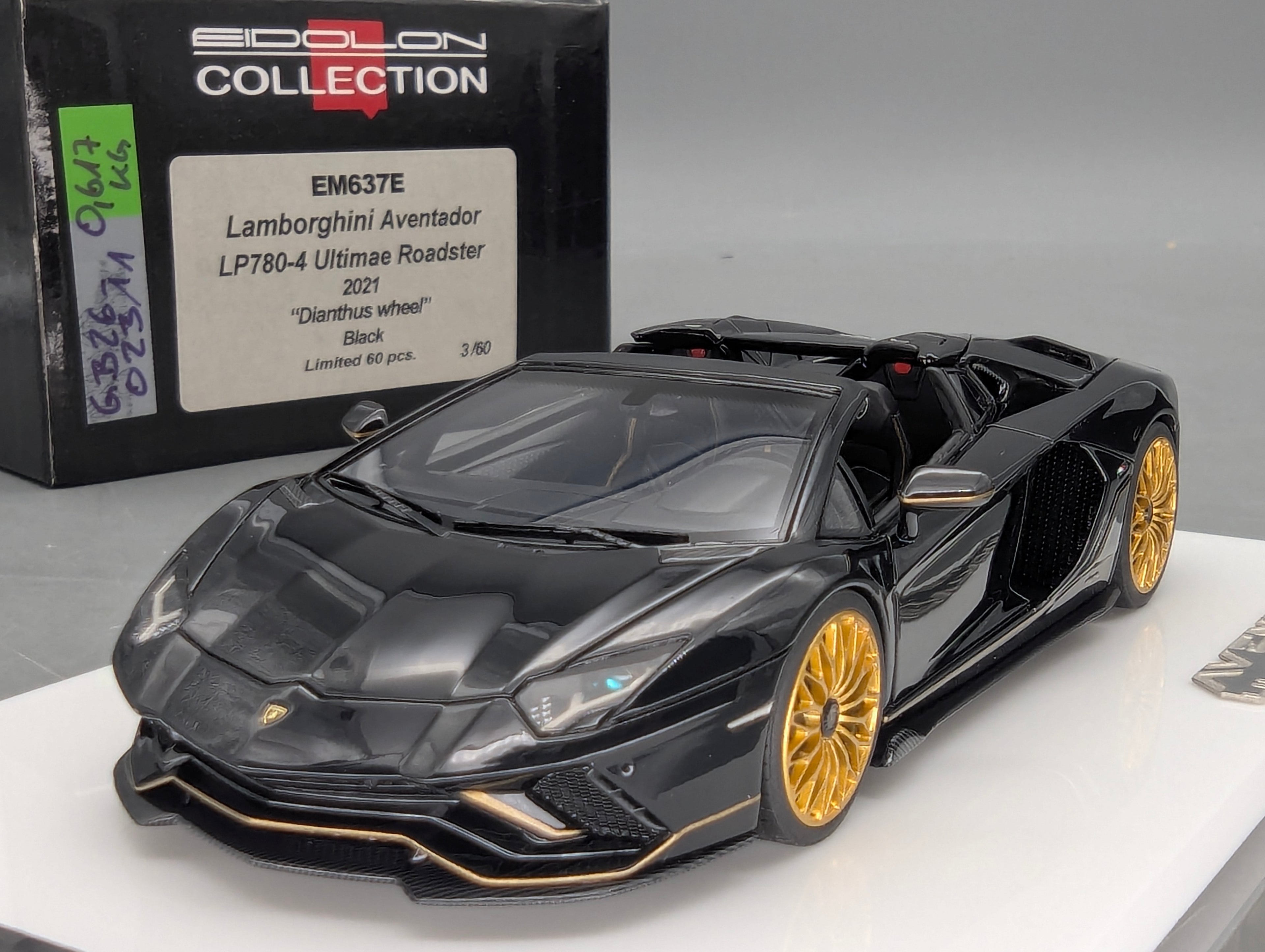 Model Cars 1:43 Spark S9609 Lamborghini Huracan GT3 EVO FIA Vallelunga 2019 #58 OVP
