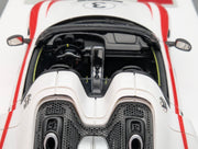 Eidolon Make Up 1:43 Porsche 918 Spyder Weissach Package 2011 #3 White / Salzburg Stripe 3/60 OVP