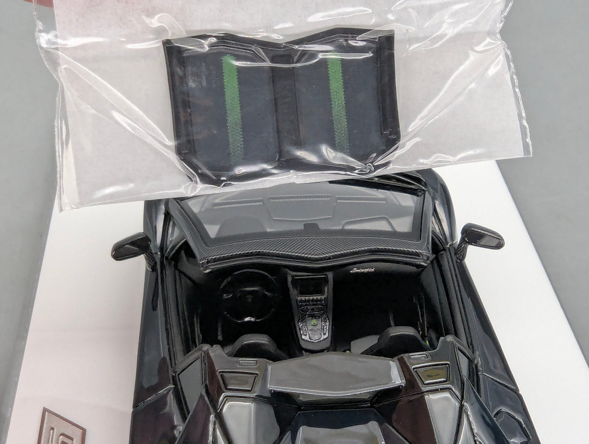 Eidolon Make Up 1:43 Lamborghini Aventador S Roadster 2018 Verde Ithaka / Black Gradiation 51/100 OVP