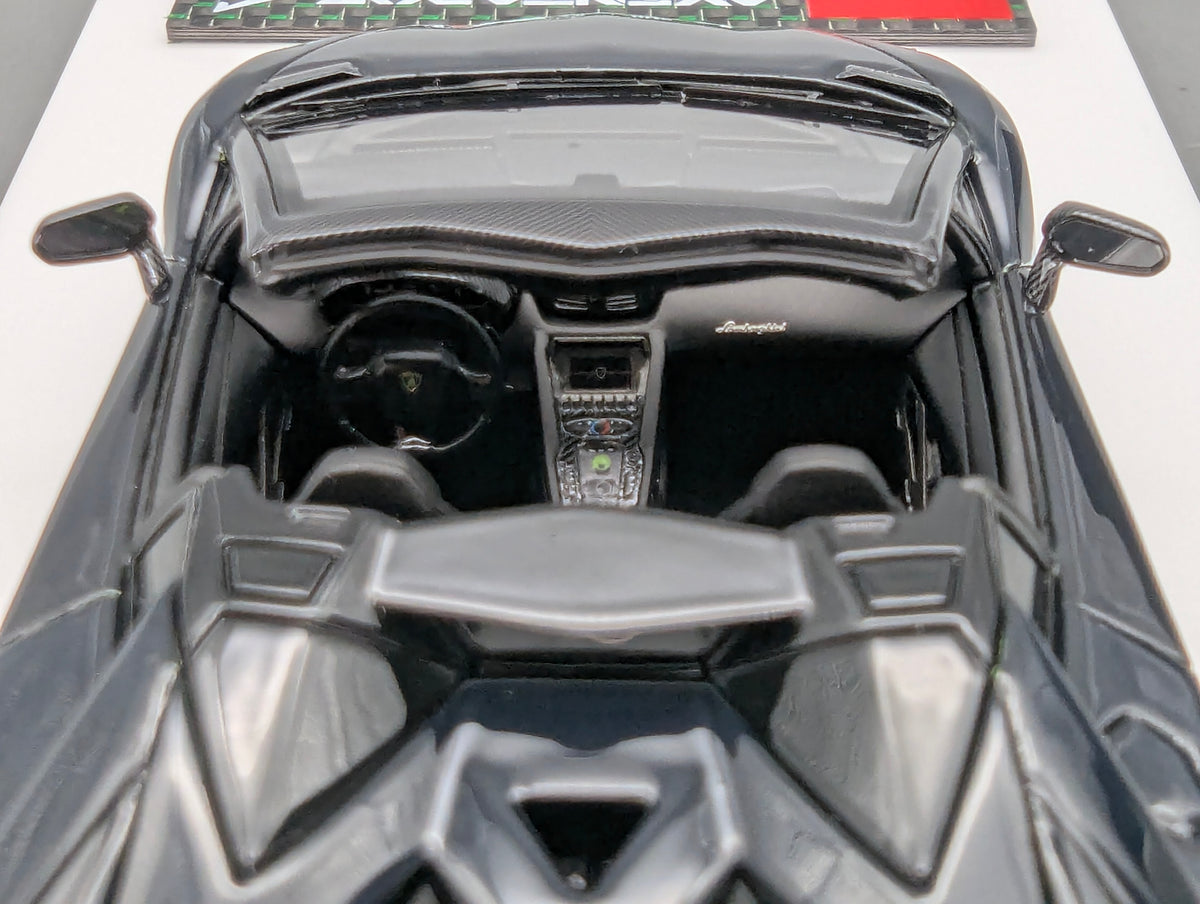 Eidolon Make Up 1:43 Lamborghini Aventador S Roadster 2018 Verde Ithaka / Black Gradiation 51/100 OVP