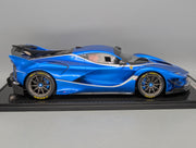 Modellautos 1:12 BBR Ferrari FXX-K EVO Blu Francia UNIKAT Ltd 1/1 OVP