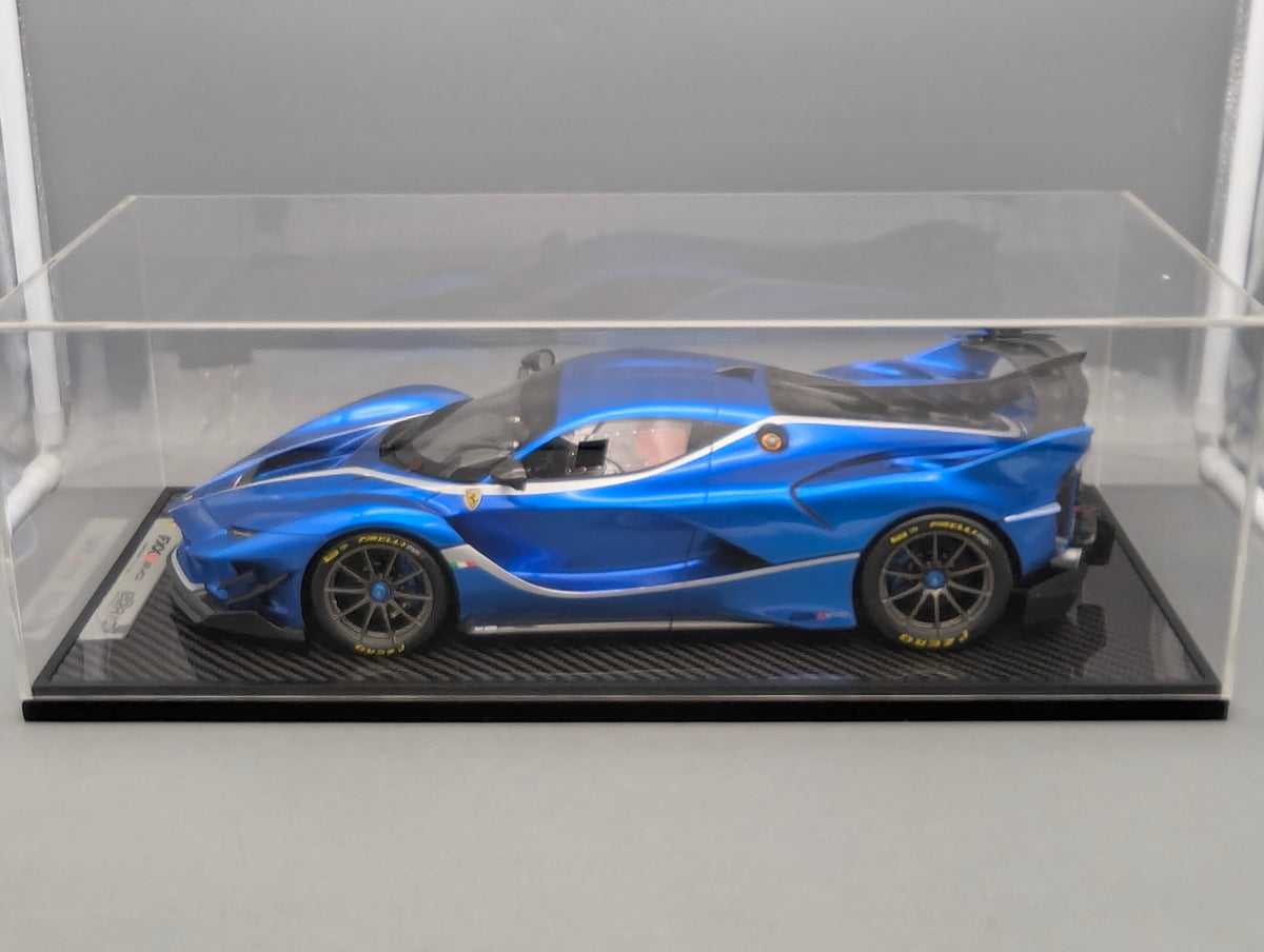 Modellautos 1:12 BBR Ferrari FXX-K EVO Blu Francia UNIKAT Ltd 1/1 OVP
