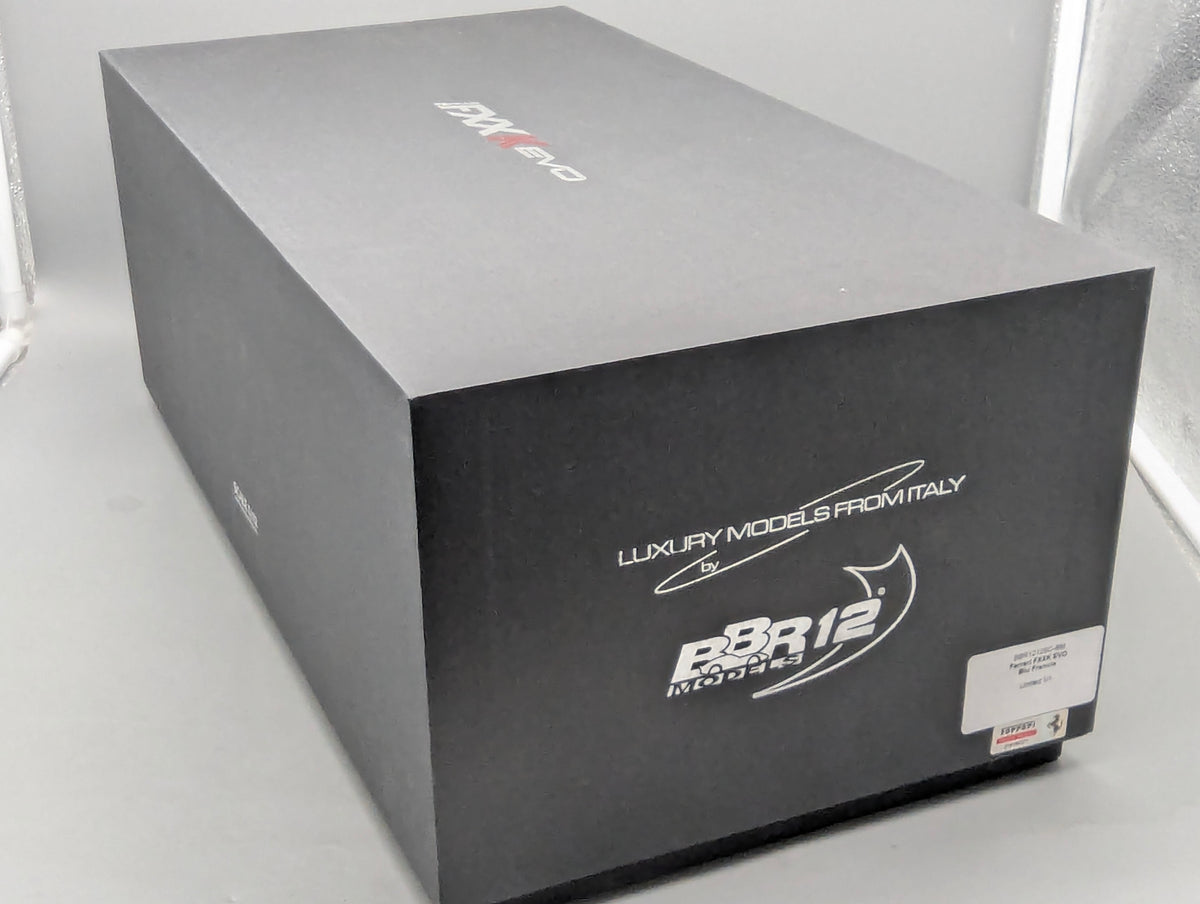 Modellautos 1:12 BBR Ferrari FXX-K EVO Blu Francia UNIKAT Ltd 1/1 OVP
