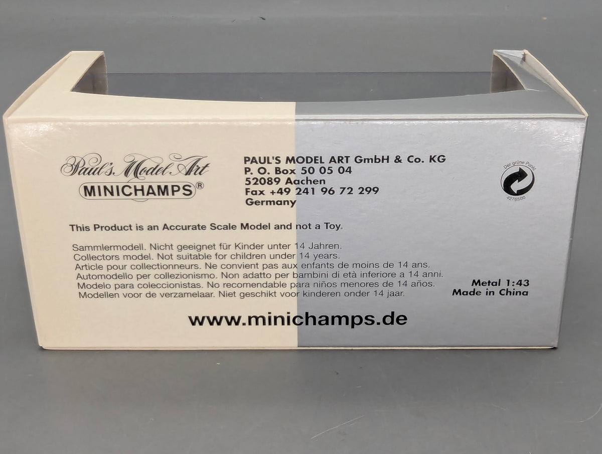Modellautos 1:43 Minichamps Audi A8 Dunkelblau Metallic mit Dealer OVP