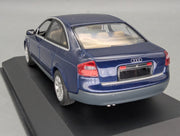 Modellautos 1:43 Minichamps Audi A6 Blau Metallic mit Dealer OVP