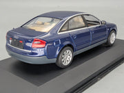 Modellautos 1:43 Minichamps Audi A6 Blau Metallic mit Dealer OVP