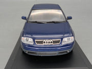 Modellautos 1:43 Minichamps Audi A6 Blau Metallic mit Dealer OVP
