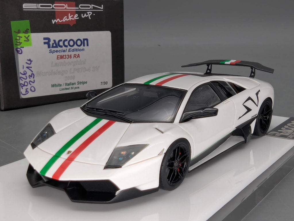 Eidolon Make Up Raccoon Exclusive 1:43 Lamborghini Murcielago LP670-4 SV 2009 07/30 mit OVP