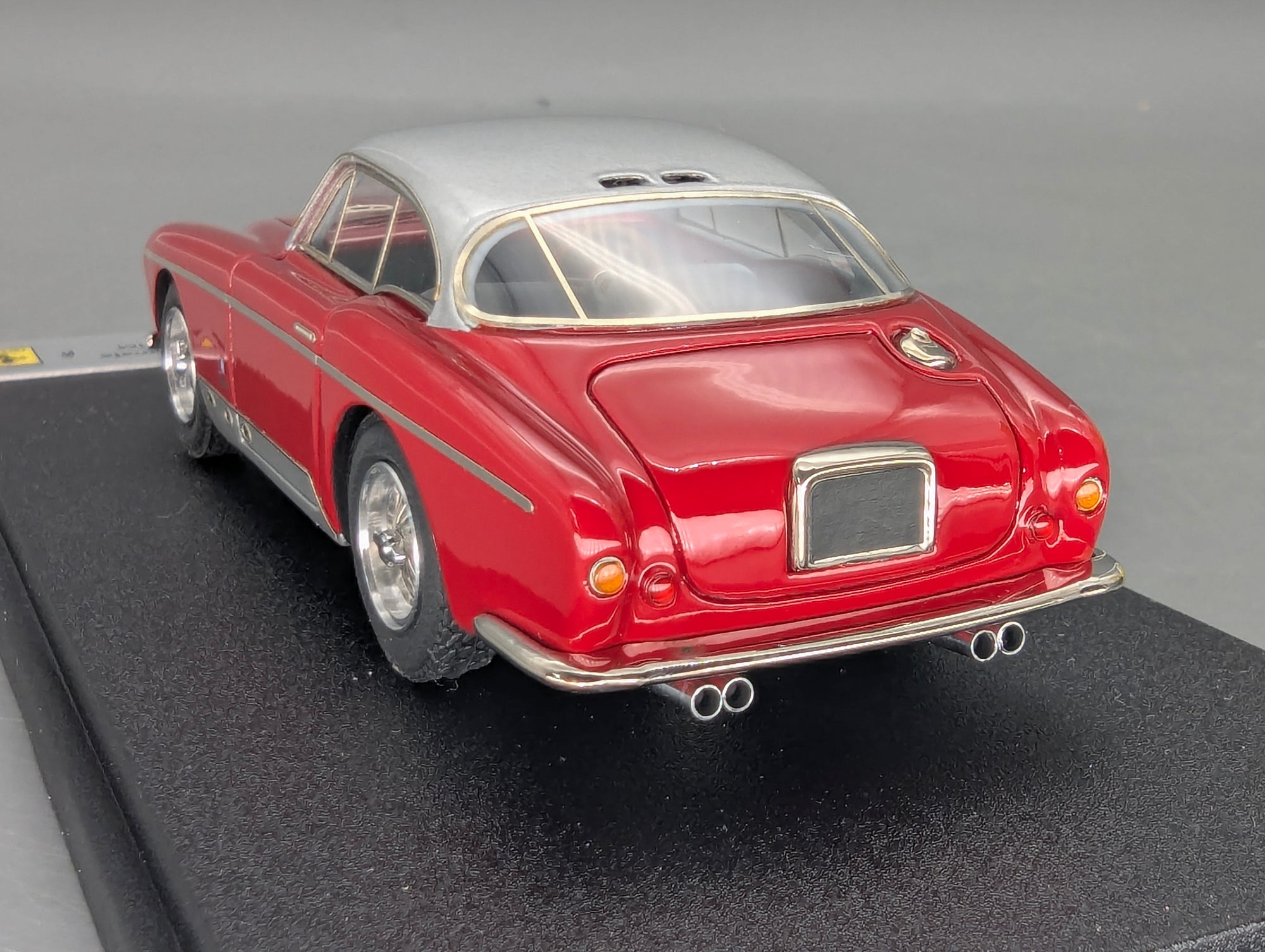 Modellautos 1:43 BBR Ferrari 250 MM Vignale 1956 Burgundy Red / Silver S/N 0334 MM mit OVP