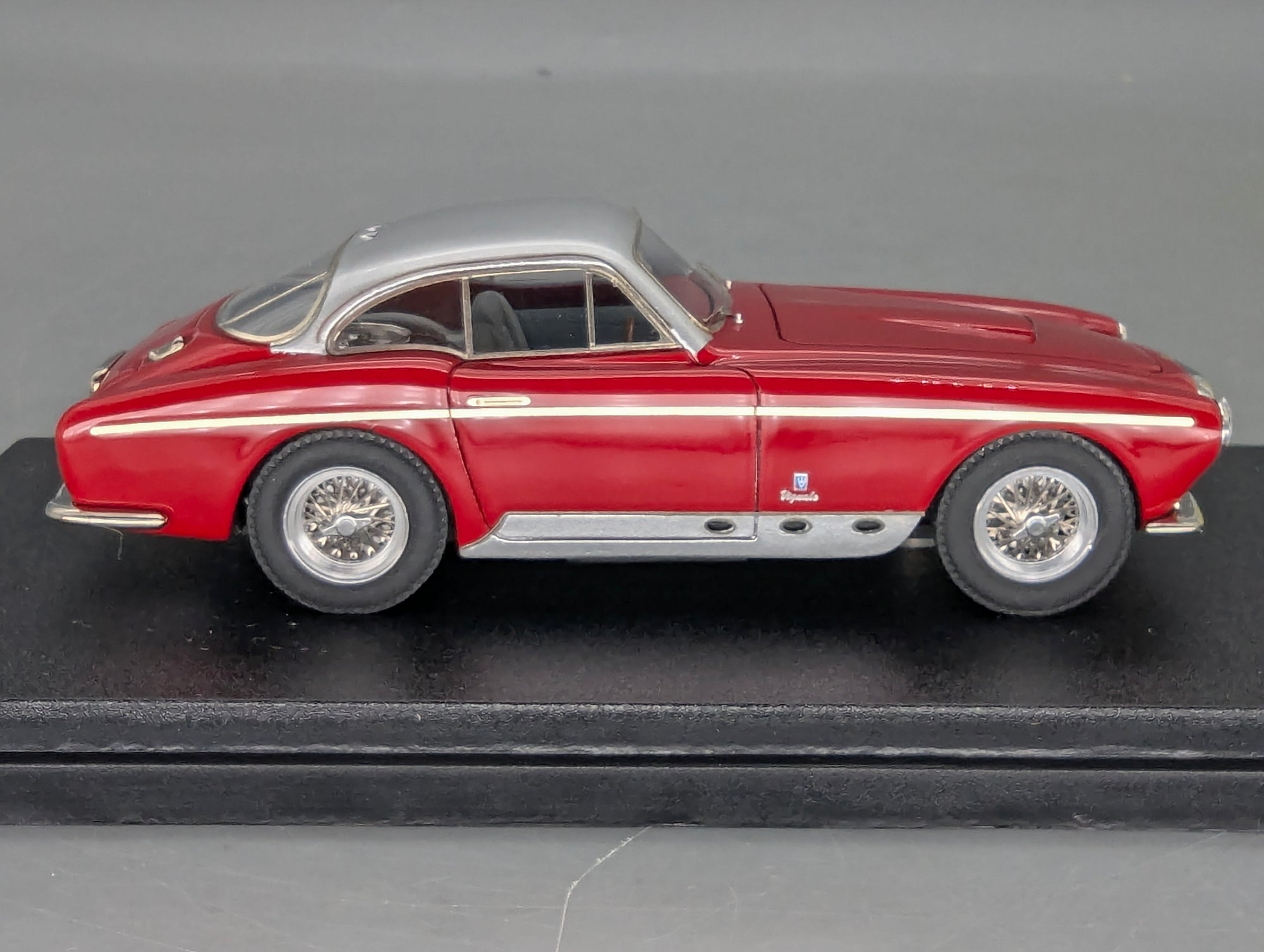 Modellautos 1:43 BBR Ferrari 250 MM Vignale 1956 Burgundy Red / Silver S/N 0334 MM mit OVP