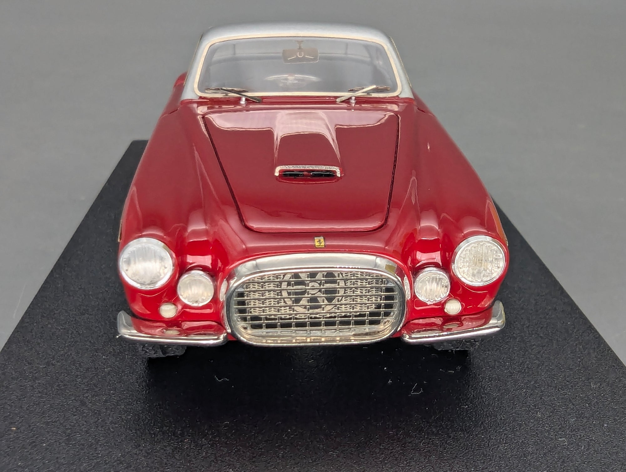 Modellautos 1:43 BBR Ferrari 250 MM Vignale 1956 Burgundy Red / Silver S/N 0334 MM mit OVP