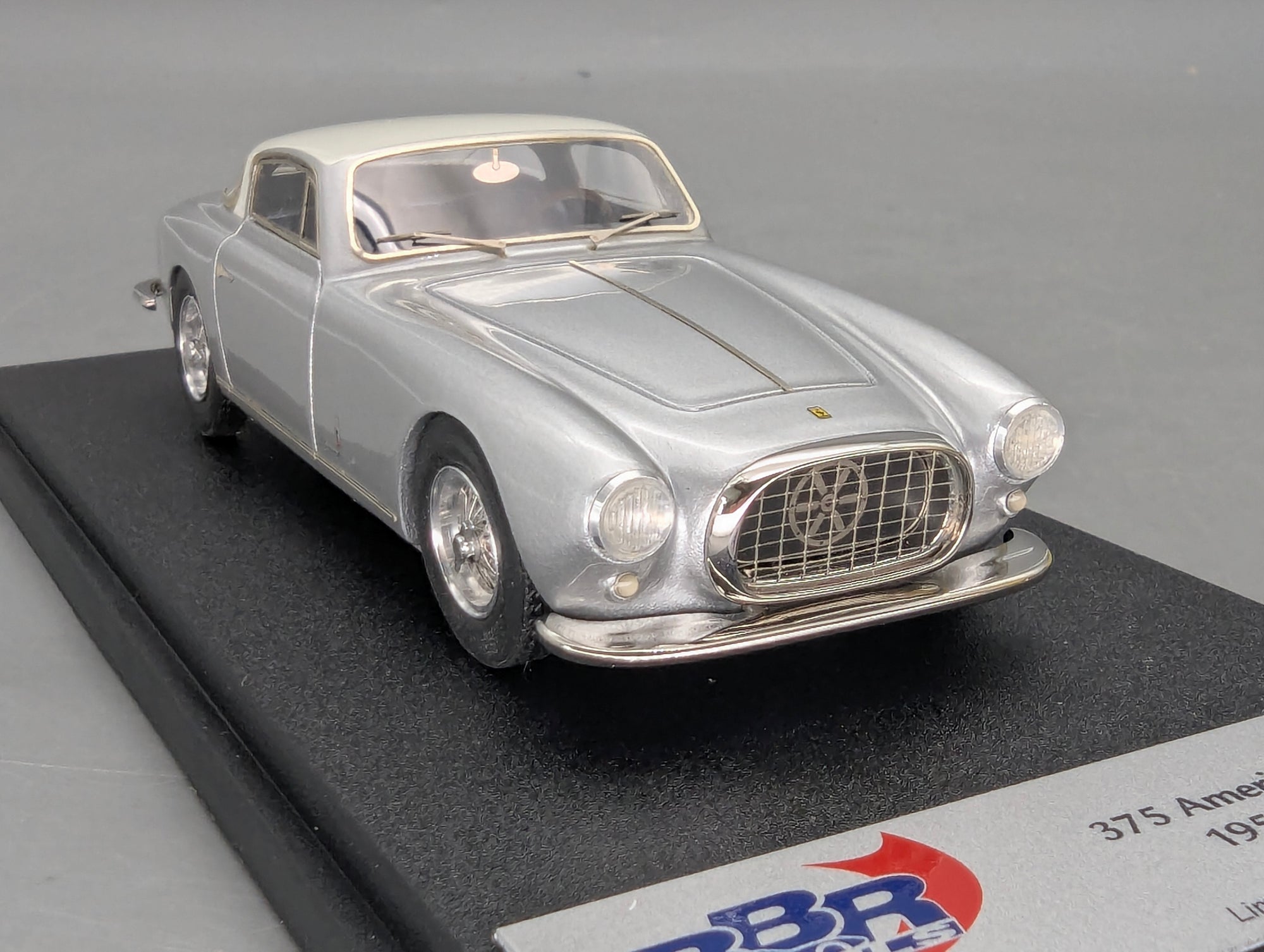 Modellautos 1:43 BBR Ferrari 375 America 1953 Silver / White 008/113 mit OVP