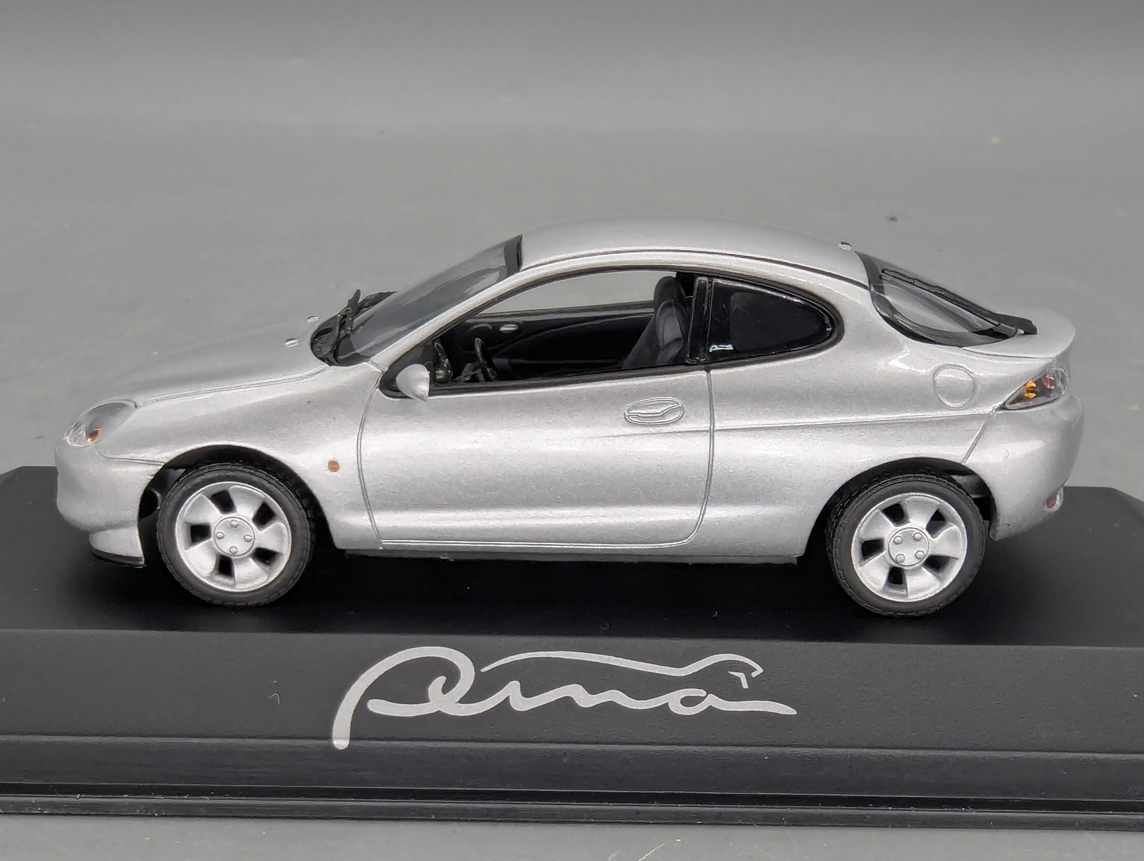 Modellautos 1:43 Minichamps Ford Puma Silber Grau Metallic mit Dealer OVP