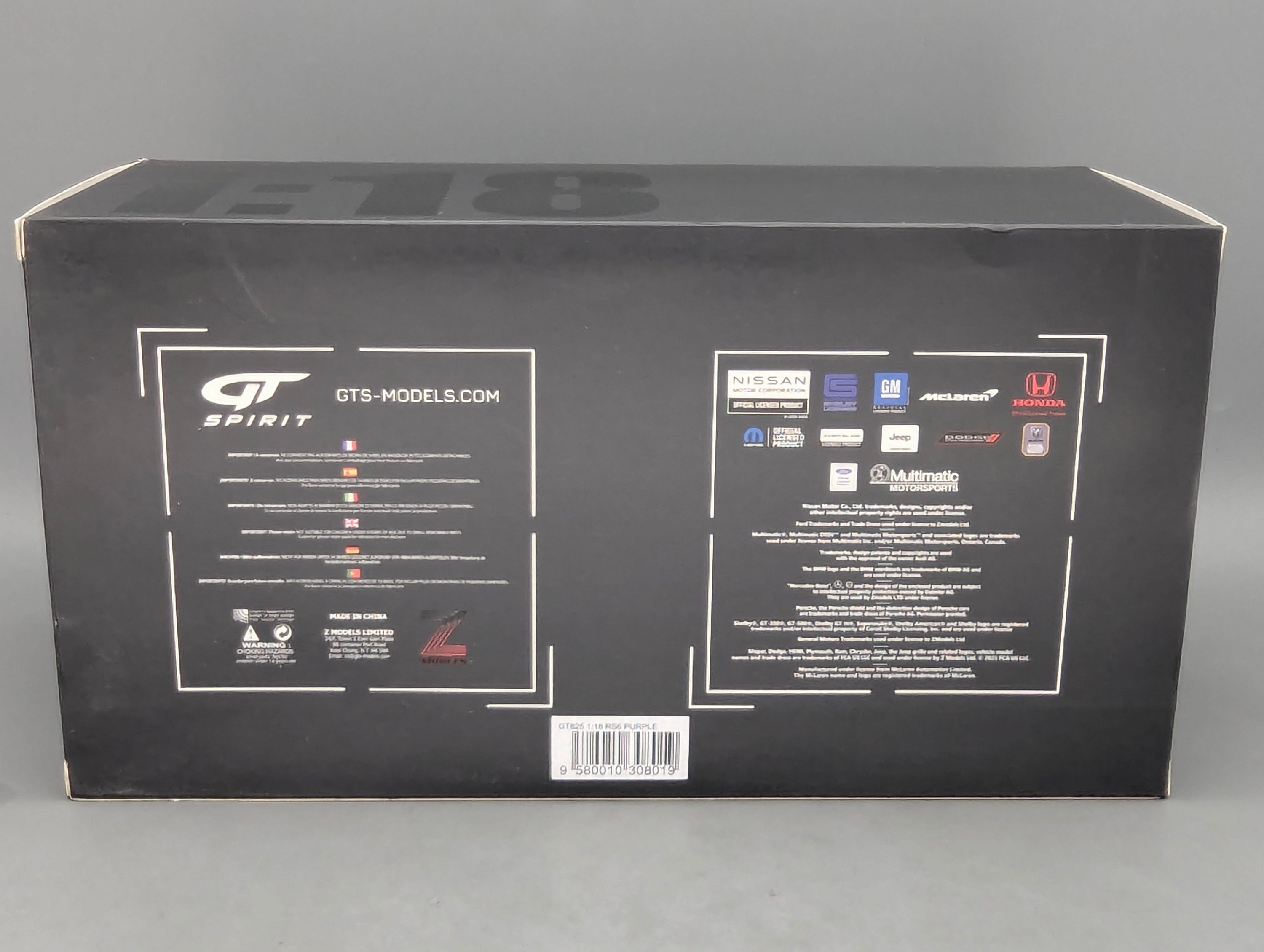 Model Cars 1:43 Minichamps Mercedes Benz SL65 AMG Black Series Silver with original packaging