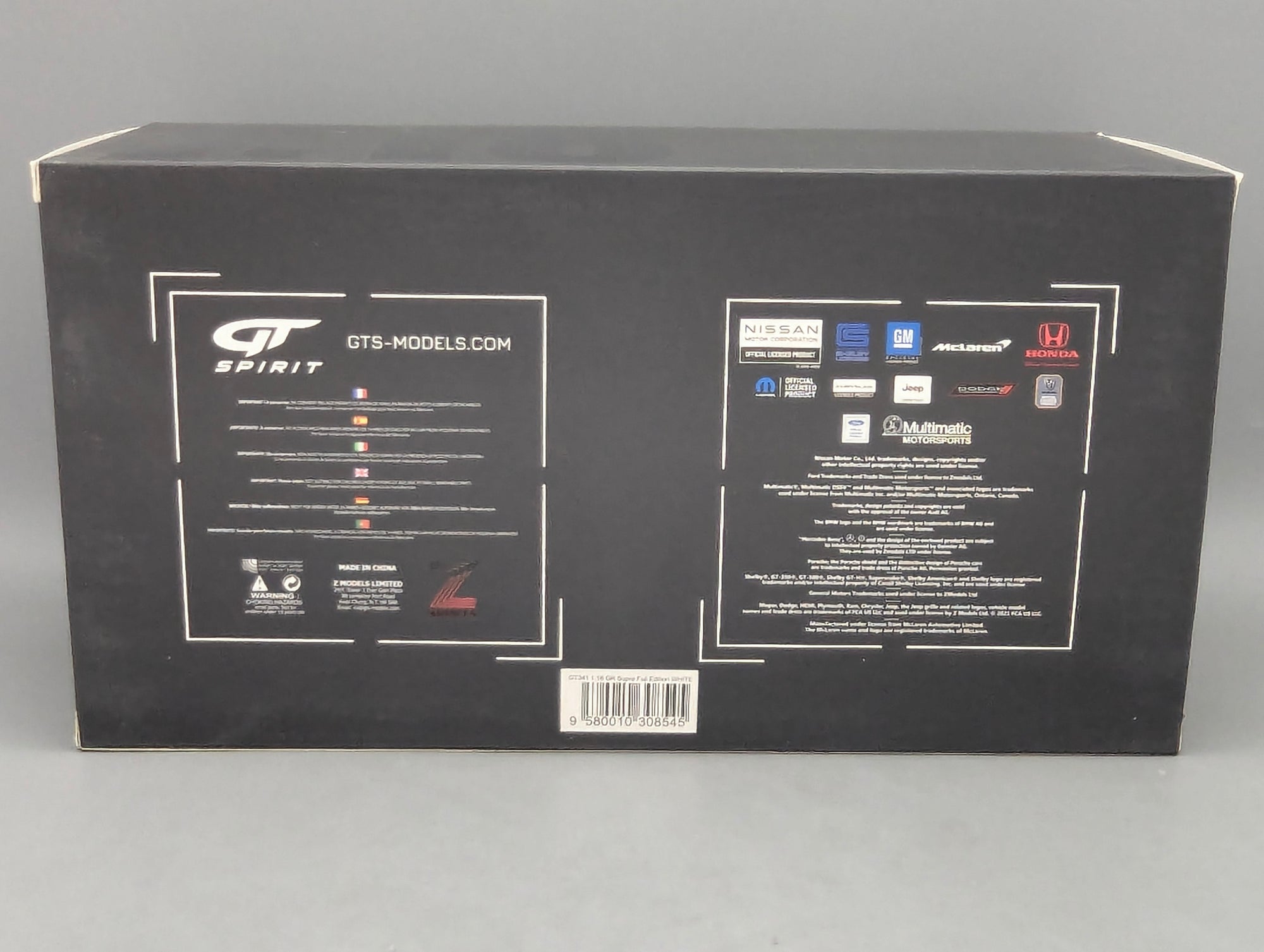 Model Cars 1:43 Minichamps Mercedes Benz SL65 AMG Black Series Silver with original packaging