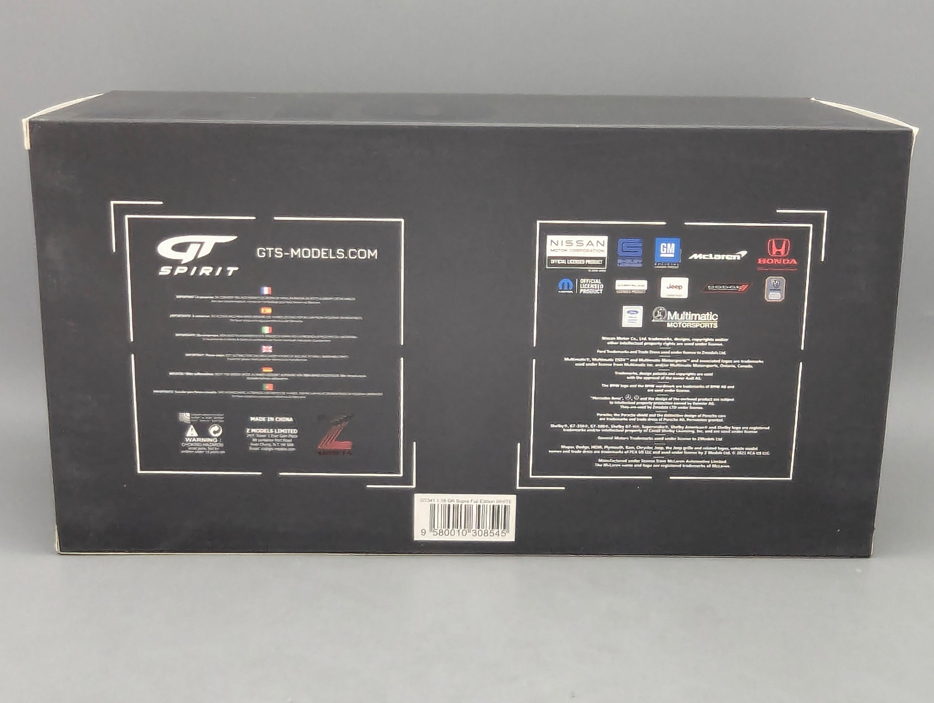 Model Cars 1:43 Minichamps Mercedes Benz SL65 AMG Black Series Silver with original packaging