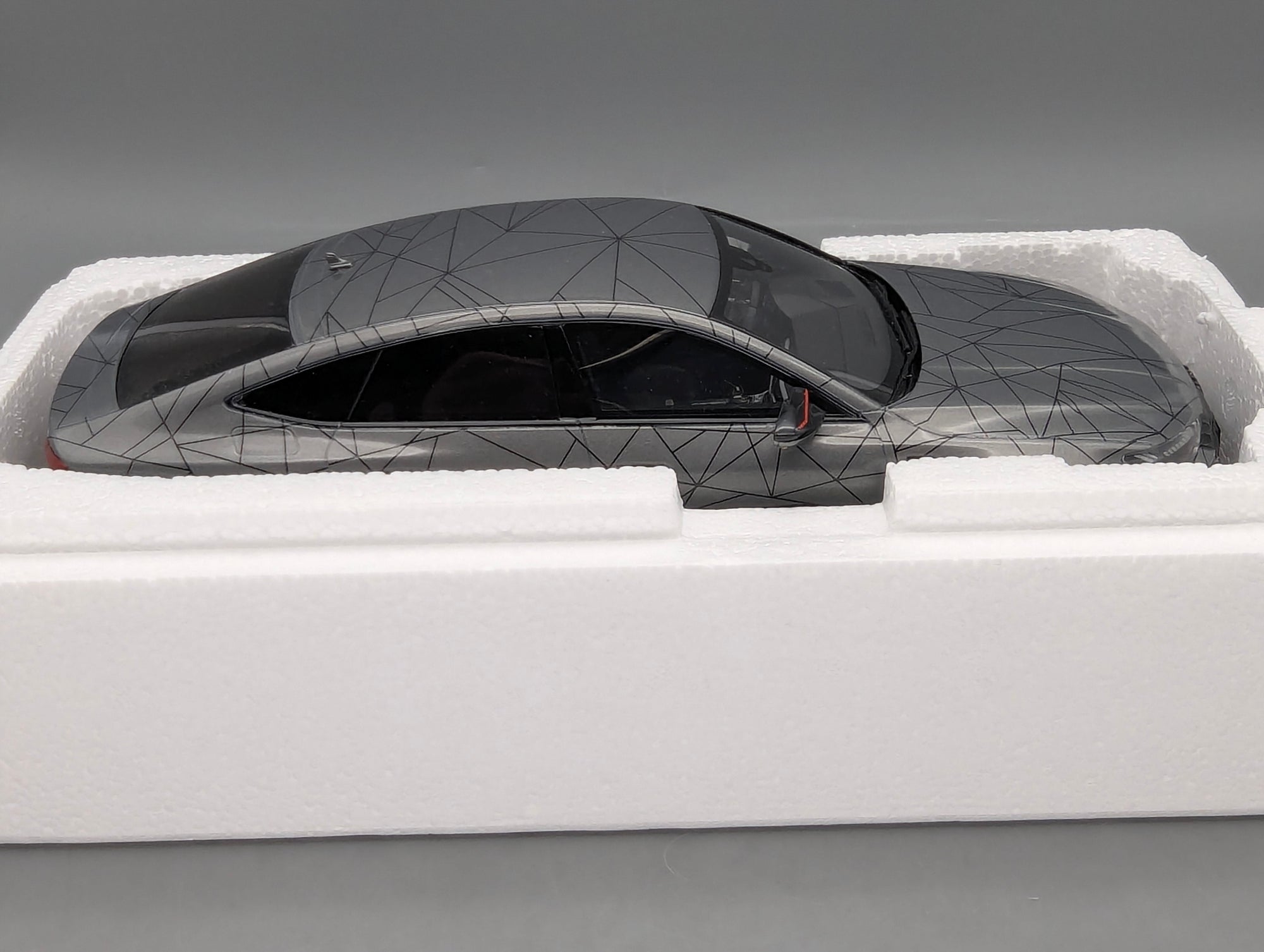 Coches en miniatura 1:43 Minichamps Mercedes Benz SL65 AMG Black Series Plata con embalaje original