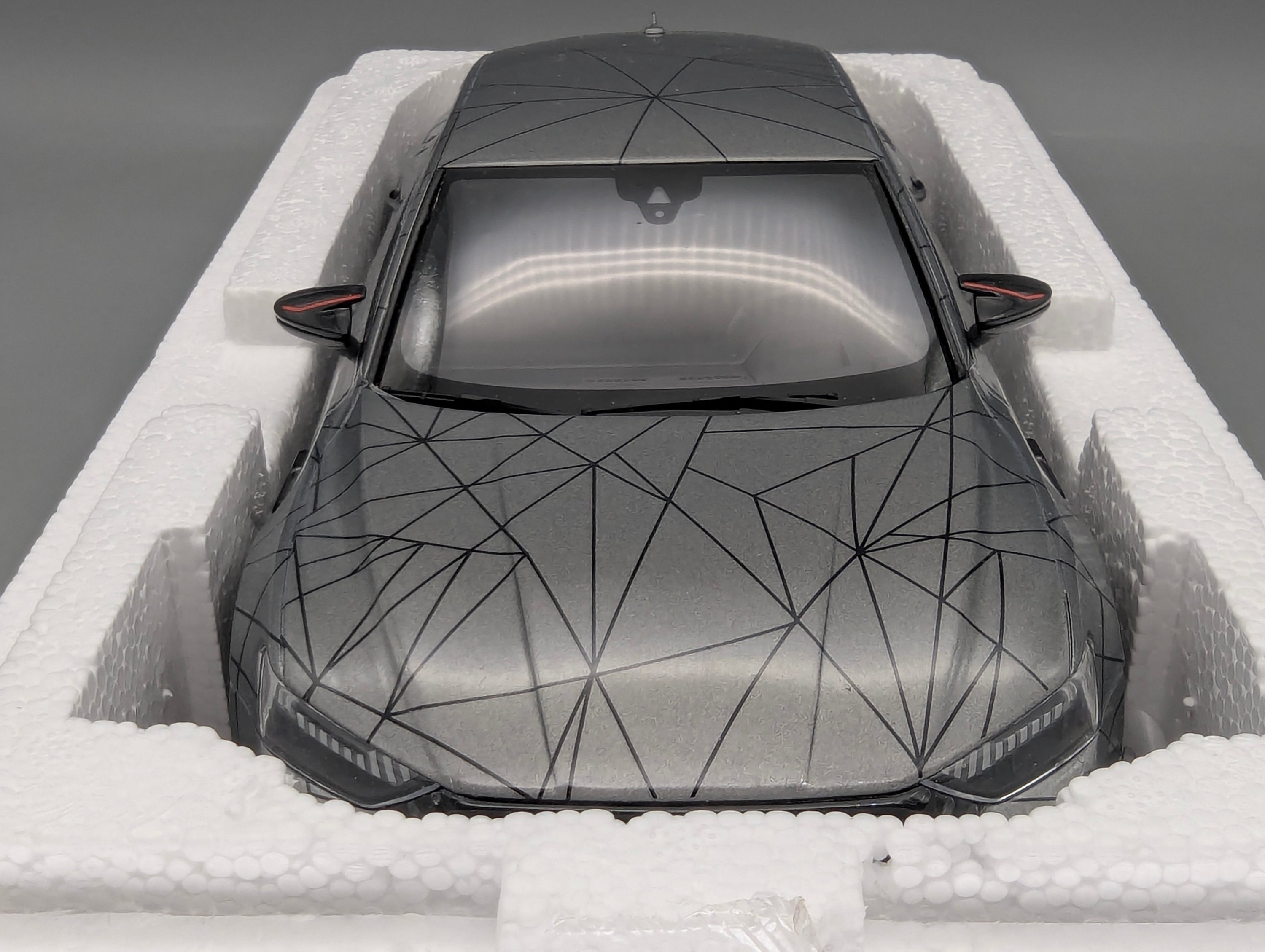 Coches en miniatura 1:43 Minichamps Mercedes Benz SL65 AMG Black Series Plata con embalaje original