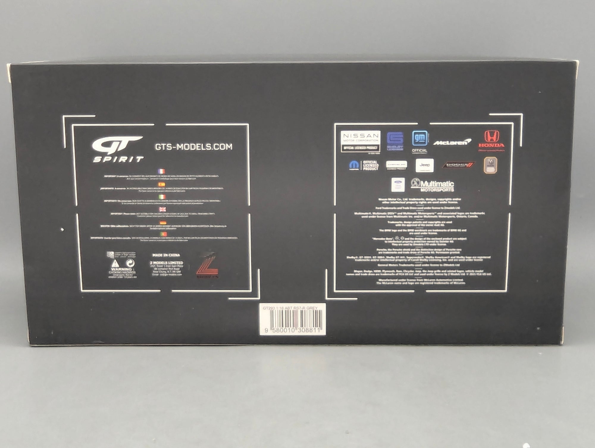 Coches en miniatura 1:43 Minichamps Mercedes Benz SL65 AMG Black Series Plata con embalaje original