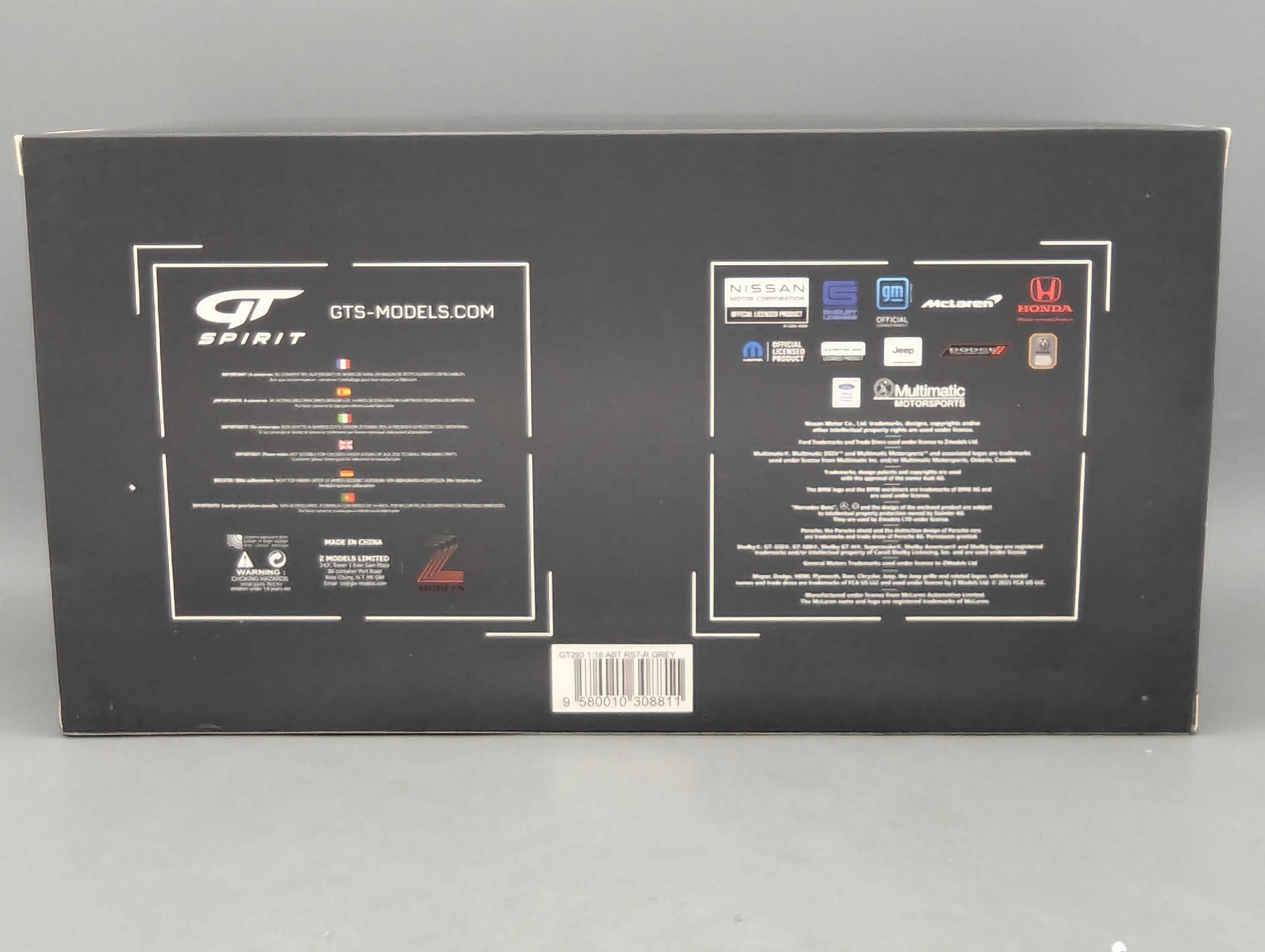 Coches en miniatura 1:43 Minichamps Mercedes Benz SL65 AMG Black Series Plata con embalaje original