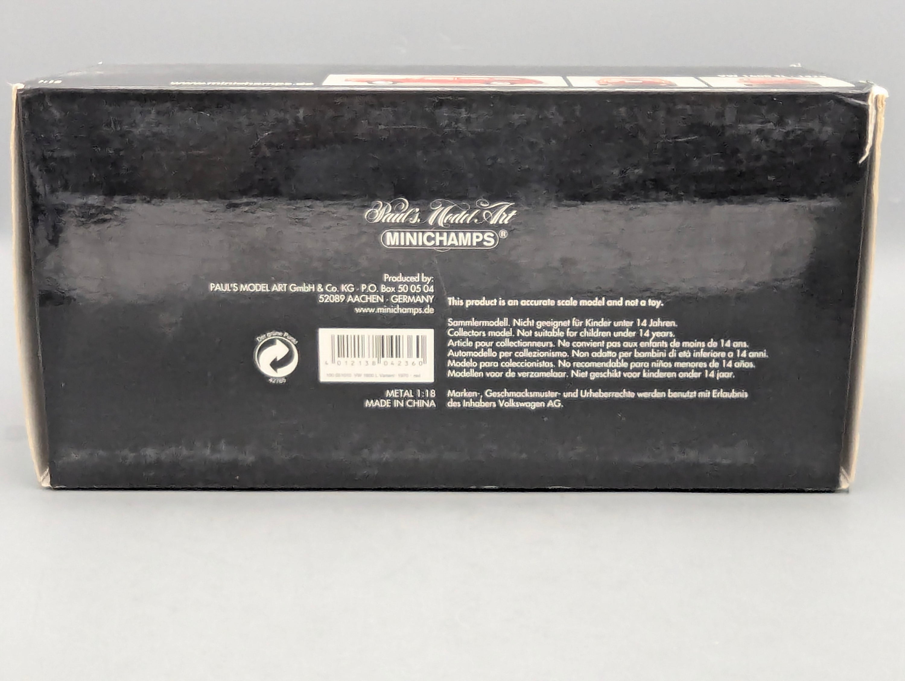 Coches en miniatura 1:43 Minichamps Mercedes Benz SL65 AMG Black Series Plata con embalaje original