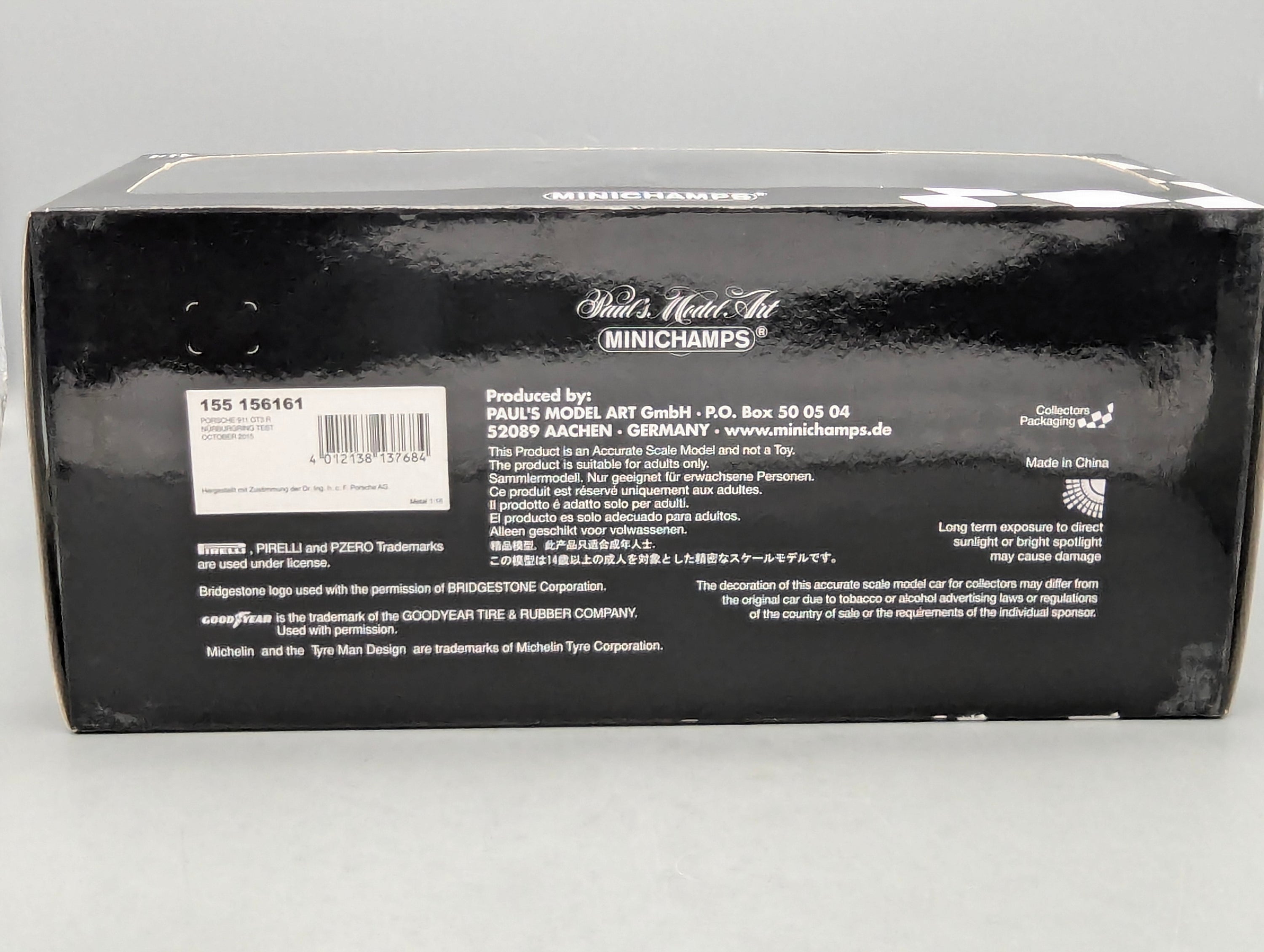 Coches en miniatura 1:43 Minichamps Mercedes Benz SL65 AMG Black Series Plata con embalaje original