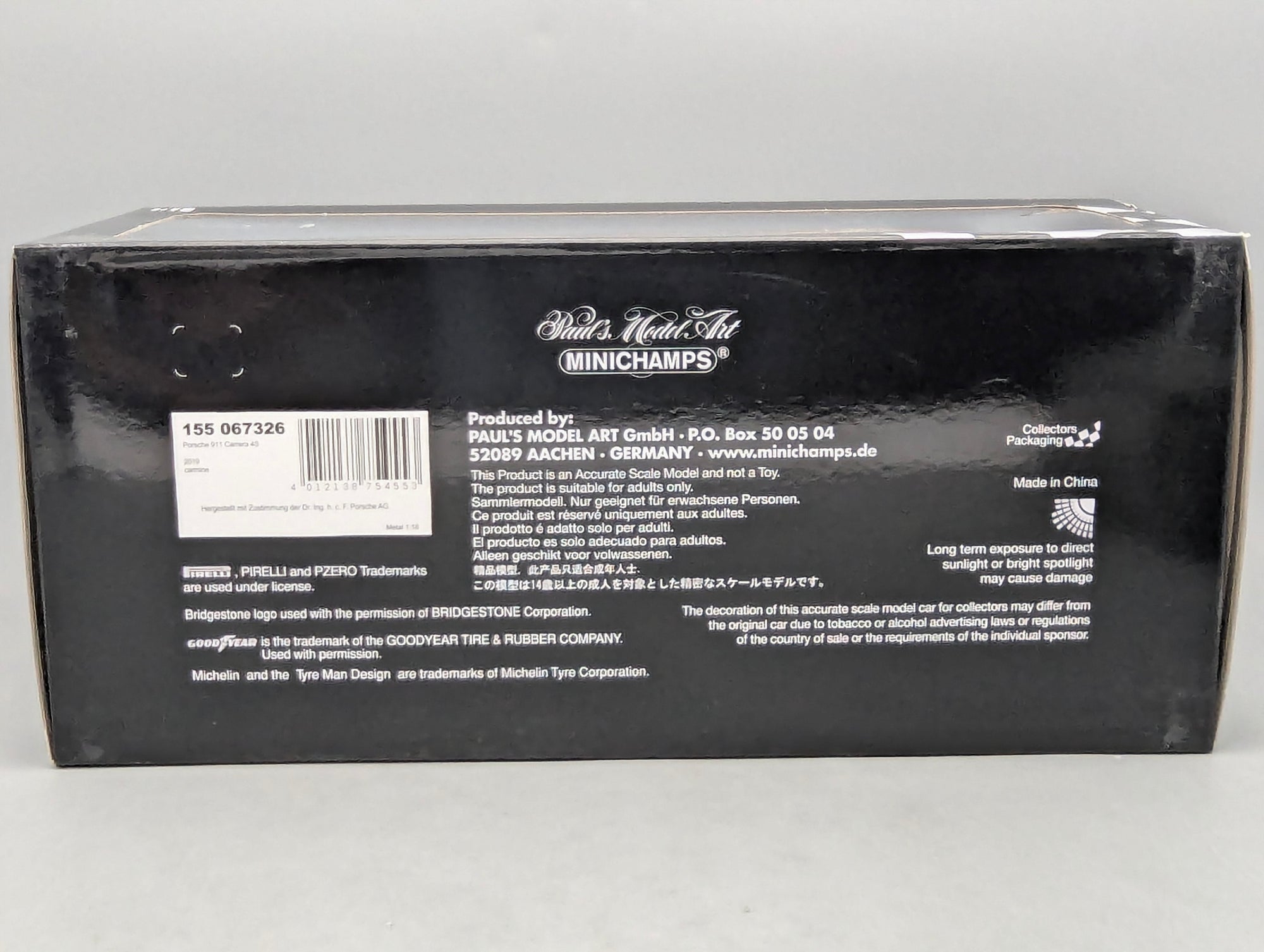 Coches en miniatura 1:43 Minichamps Mercedes Benz SL65 AMG Black Series Plata con embalaje original