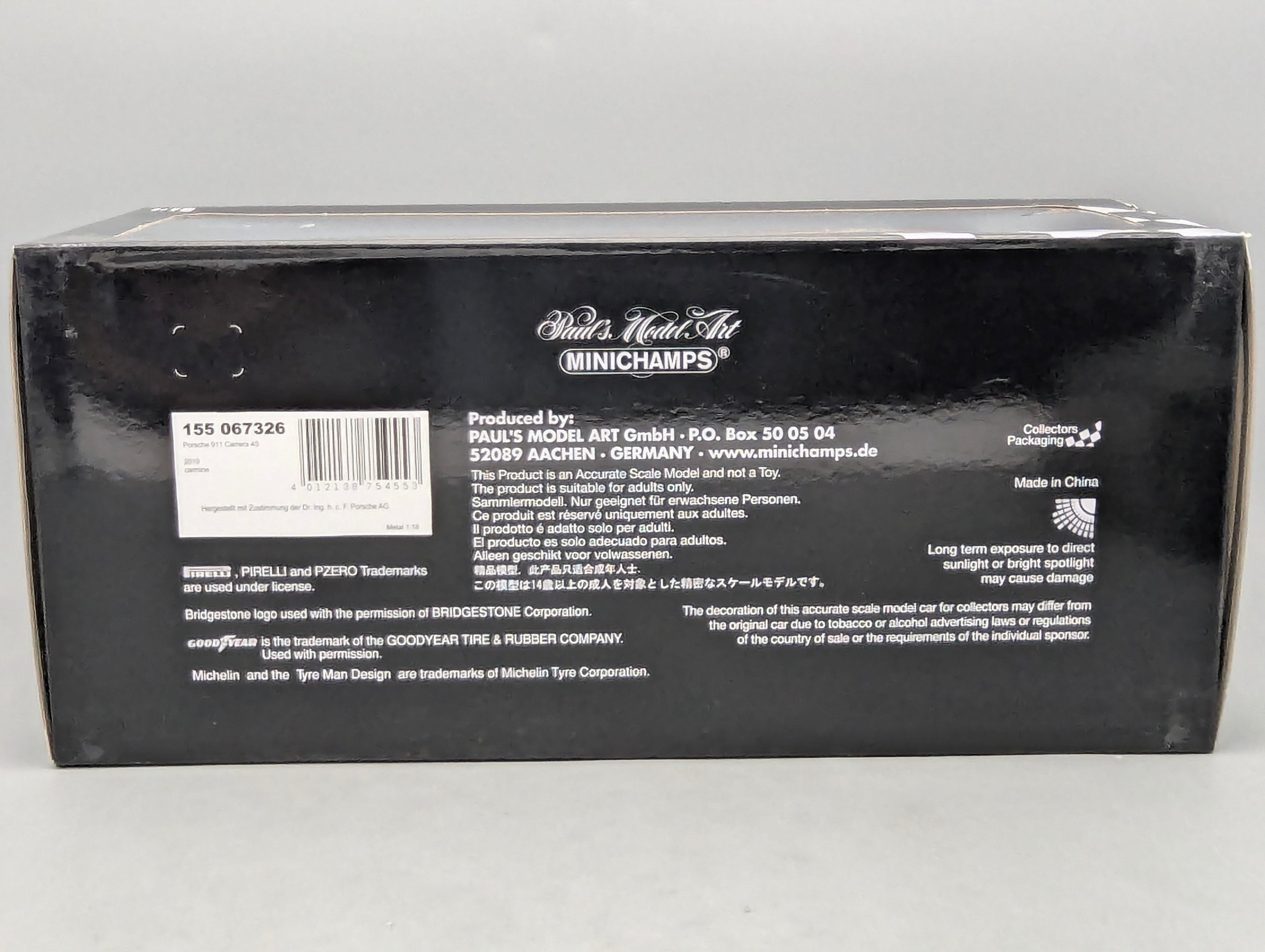 Coches en miniatura 1:43 Minichamps Mercedes Benz SL65 AMG Black Series Plata con embalaje original