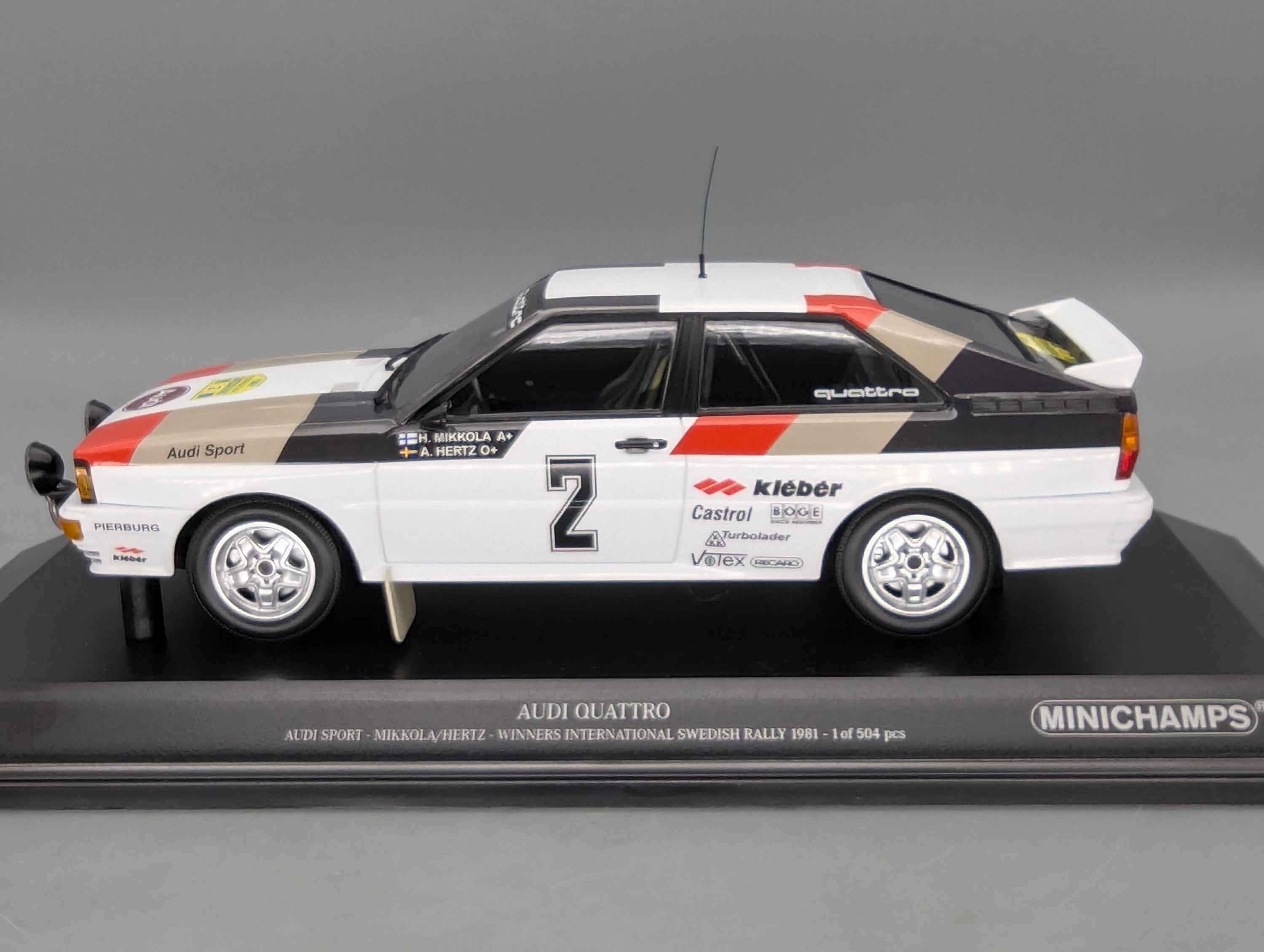 Model Cars 1:43 Minichamps Mercedes Benz SL65 AMG Black Series Silver with original packaging