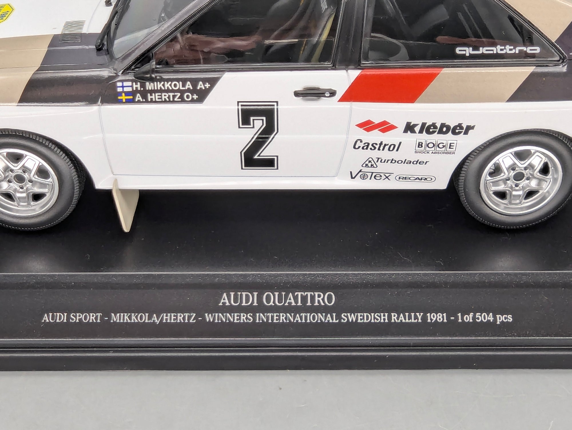 Model Cars 1:43 Minichamps Mercedes Benz SL65 AMG Black Series Silver with original packaging