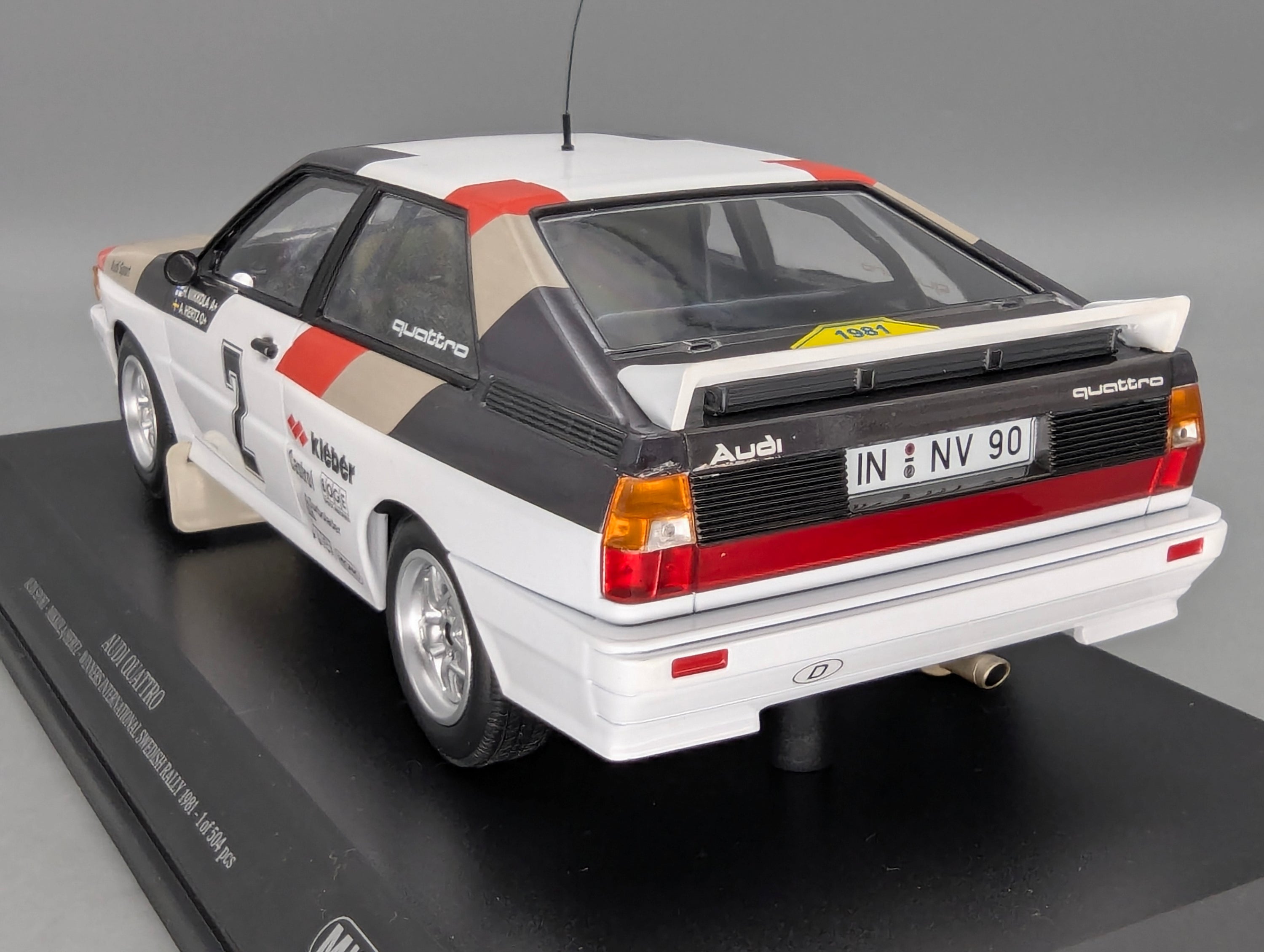Model Cars 1:43 Minichamps Mercedes Benz SL65 AMG Black Series Silver with original packaging