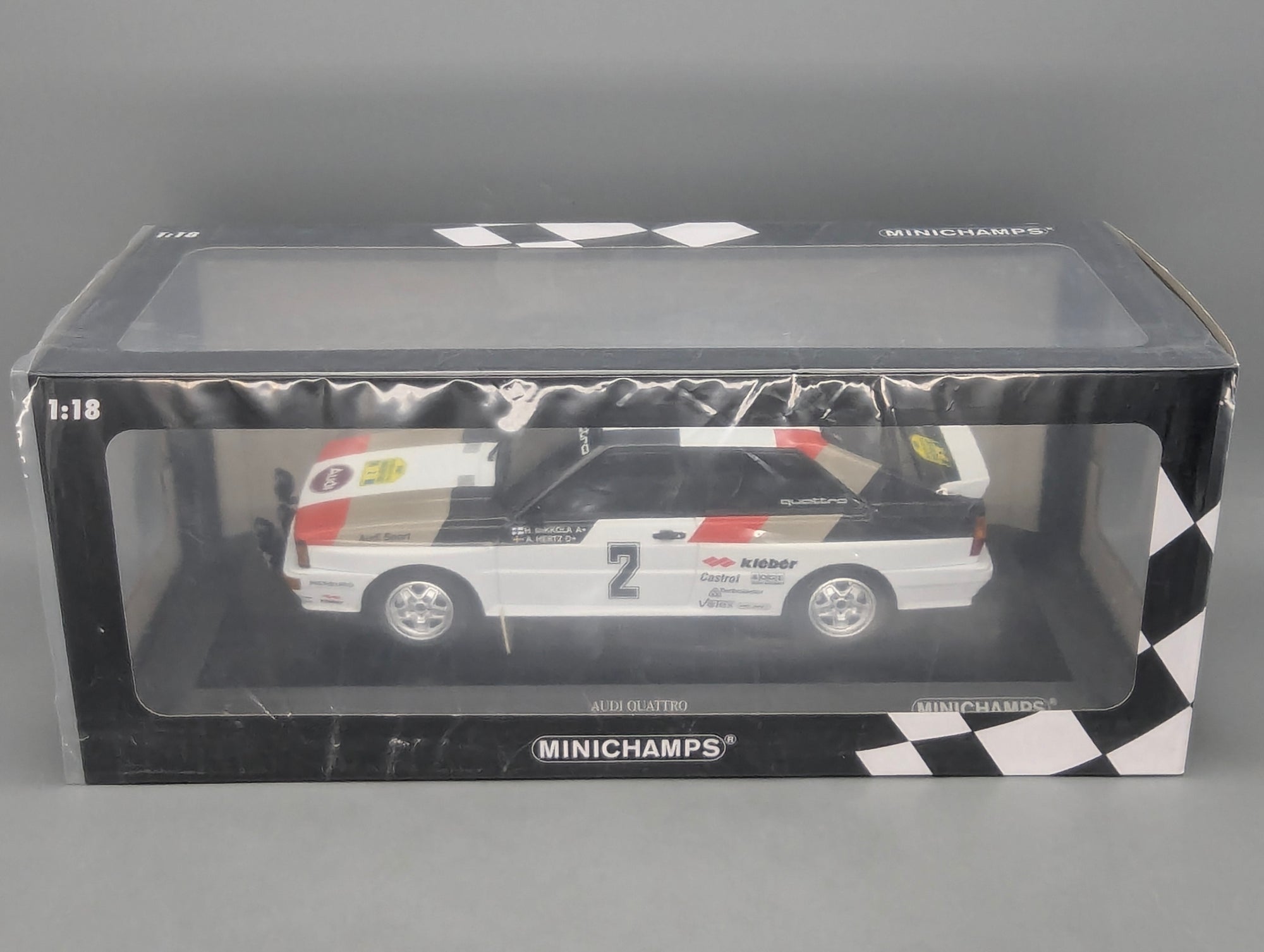 Model Cars 1:43 Minichamps Mercedes Benz SL65 AMG Black Series Silver with original packaging