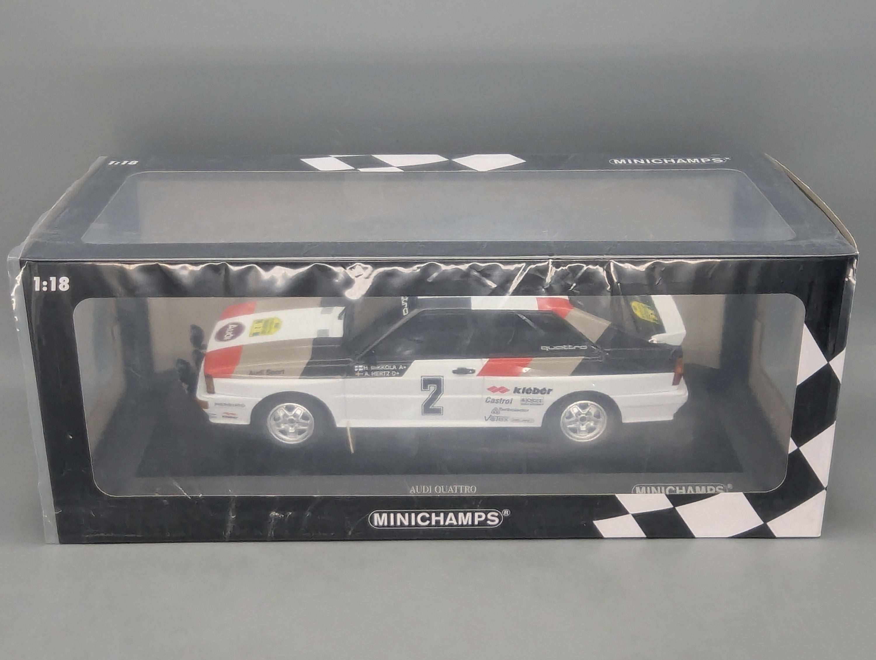 Model Cars 1:43 Minichamps Mercedes Benz SL65 AMG Black Series Silver with original packaging