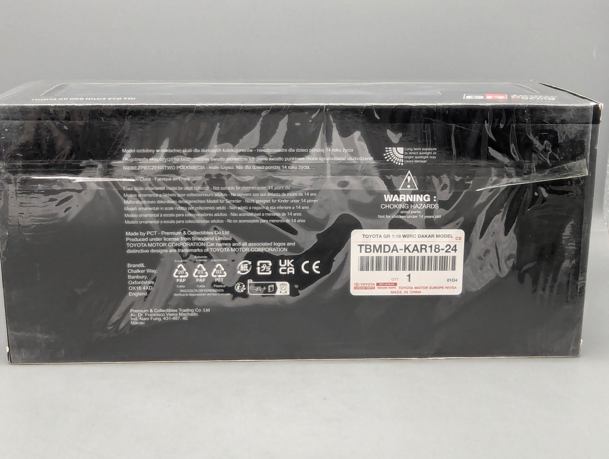 Model Cars 1:43 Minichamps Mercedes Benz SL65 AMG Black Series Silver with original packaging