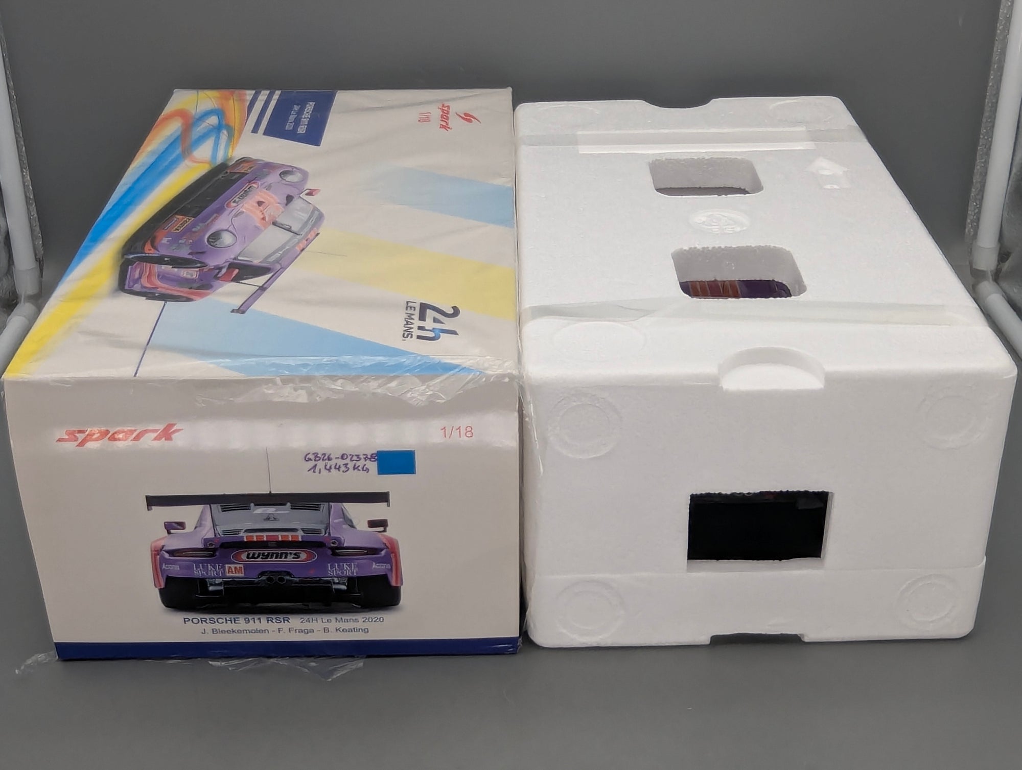 Model Cars 1:43 Minichamps Mercedes Benz SL65 AMG Black Series Silver with original packaging
