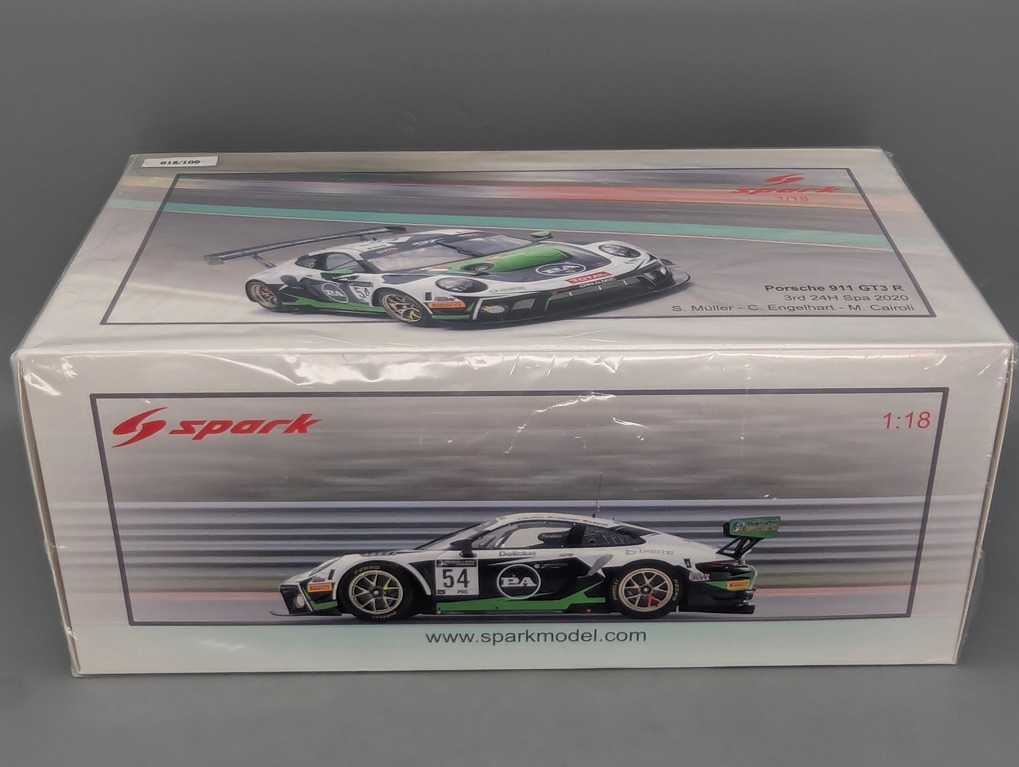 Model Cars 1:43 Minichamps Mercedes Benz SL65 AMG Black Series Silver with original packaging