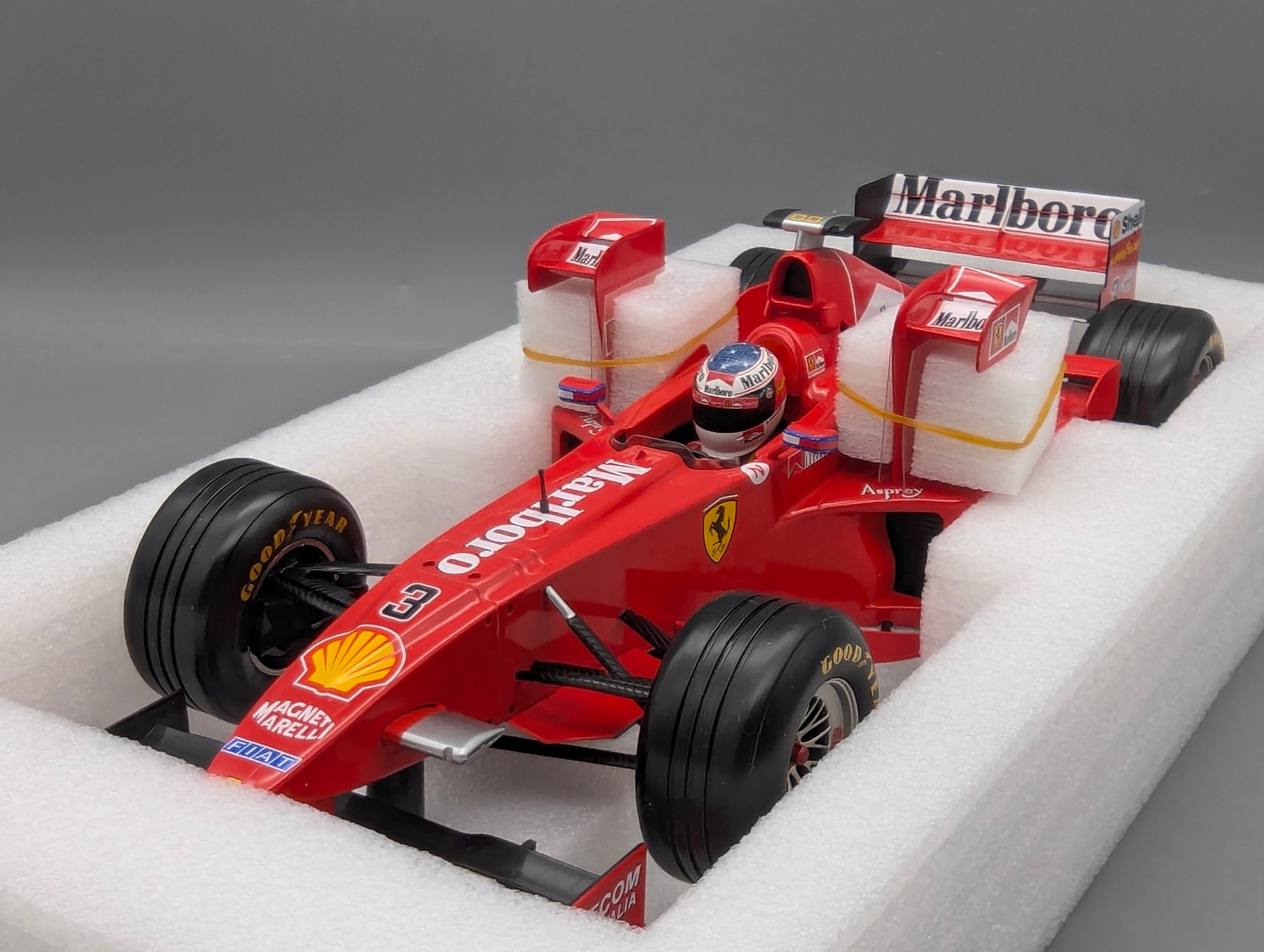 Coches en miniatura 1:43 Minichamps Mercedes Benz SL65 AMG Black Series Plata con embalaje original