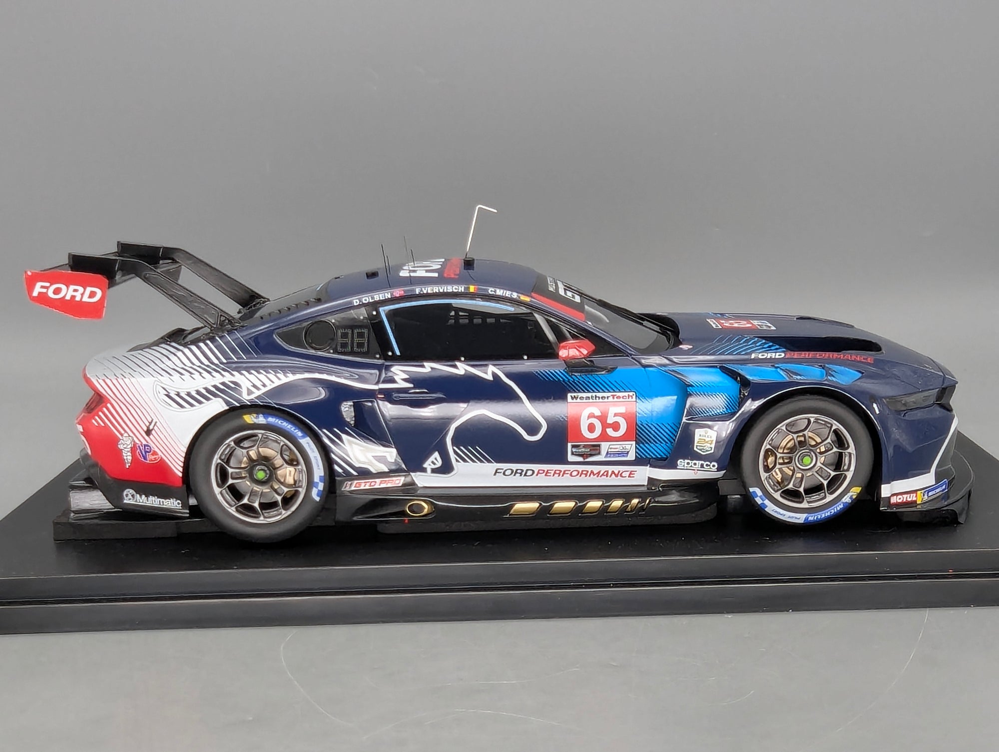 Modellautos 1:18 TSM Top Speed Ford Mustang GT3 2025 IMSA WINNER 24h Daytona #65 OVP