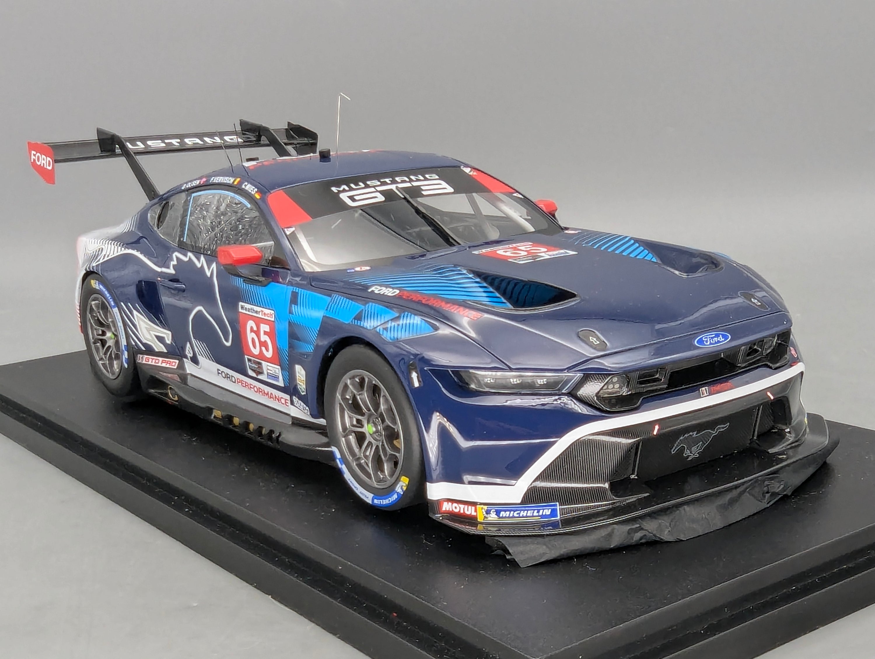 Modellautos 1:18 TSM Top Speed Ford Mustang GT3 2025 IMSA WINNER 24h Daytona #65 OVP