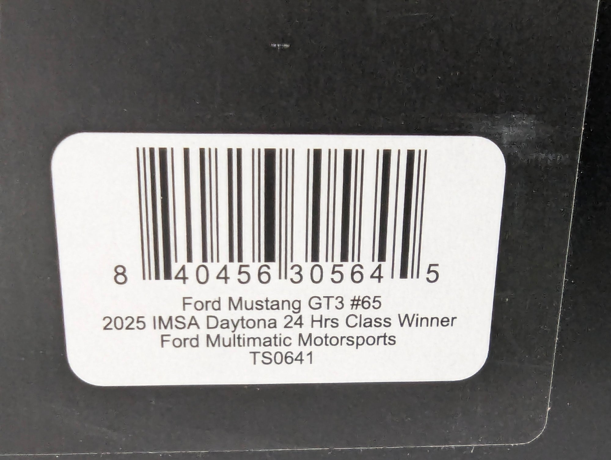 Modellautos 1:18 TSM Top Speed Ford Mustang GT3 2025 IMSA WINNER 24h Daytona #65 OVP