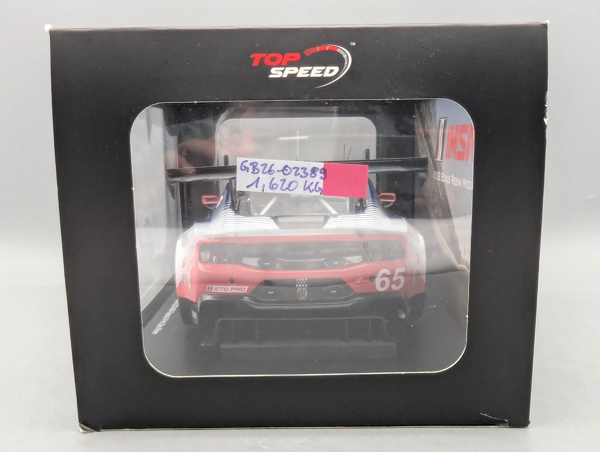 Modellautos 1:18 TSM Top Speed Ford Mustang GT3 2025 IMSA WINNER 24h Daytona #65 OVP