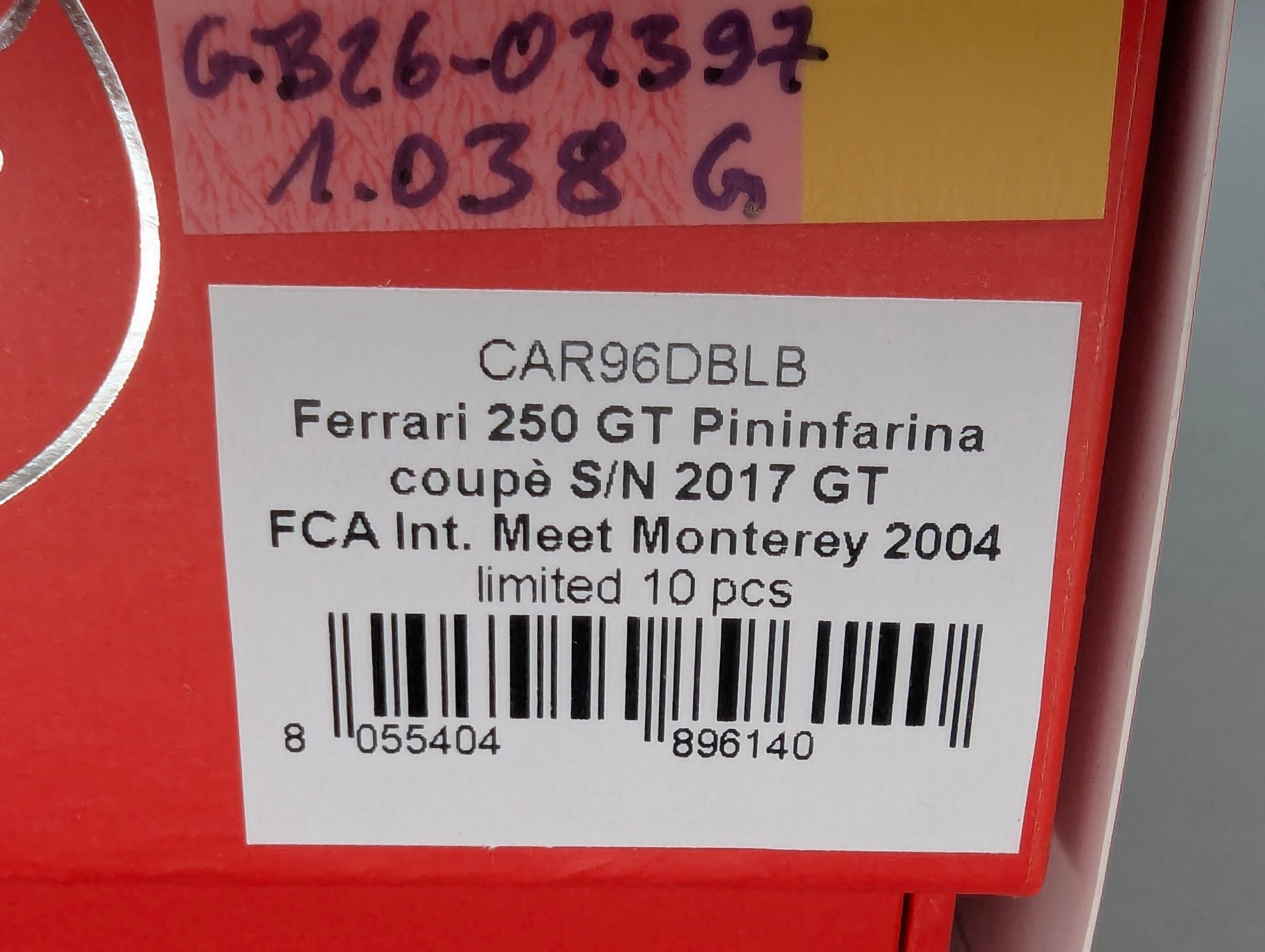 Model Cars 1:43 Spark S9609 Lamborghini Huracan GT3 EVO FIA Vallelunga 2019 #58 OVP