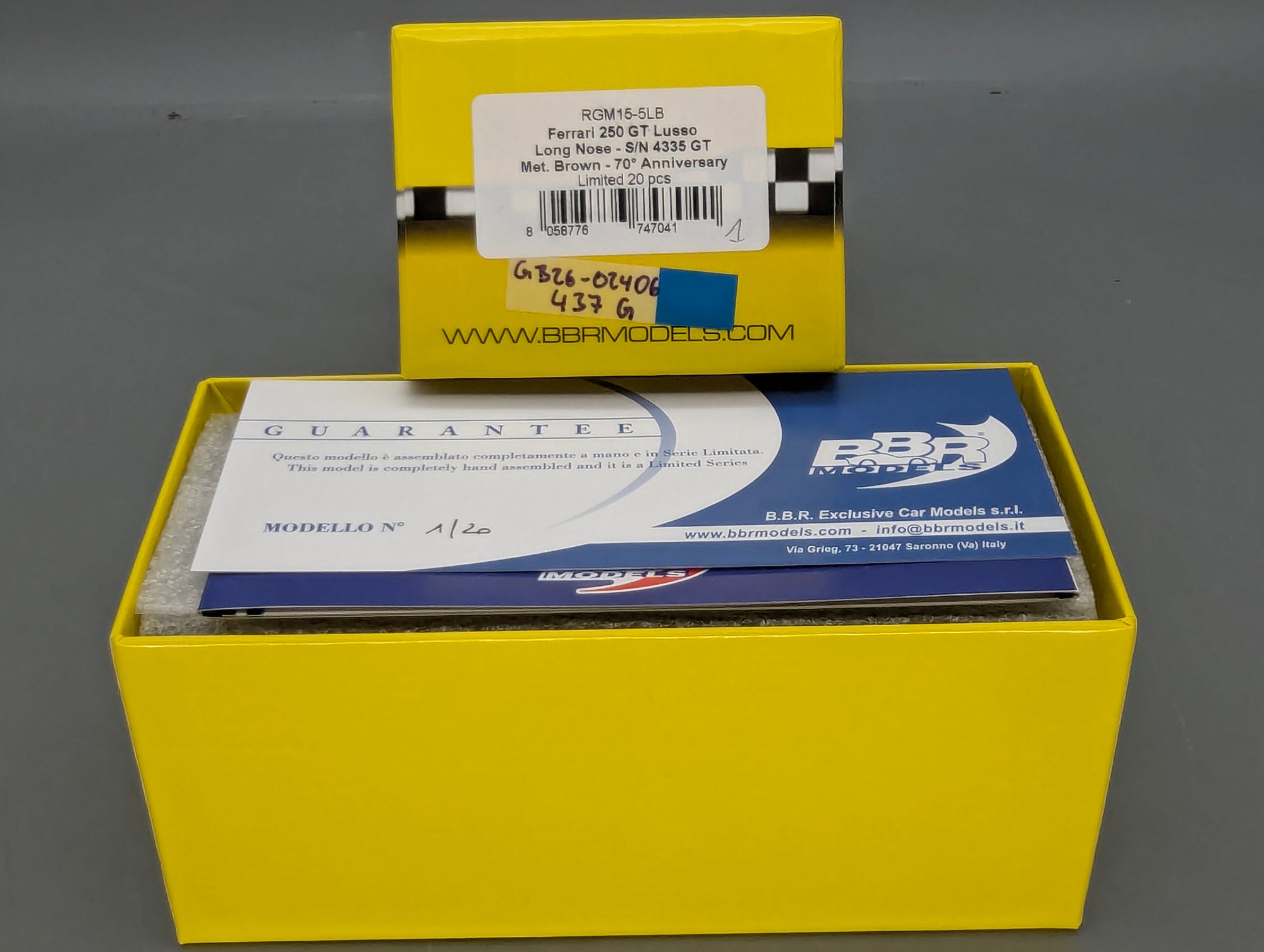 Coches a escala 1:43 Spark S9609 Lamborghini Huracan GT3 EVO FIA Vallelunga 2019 #58 precintado