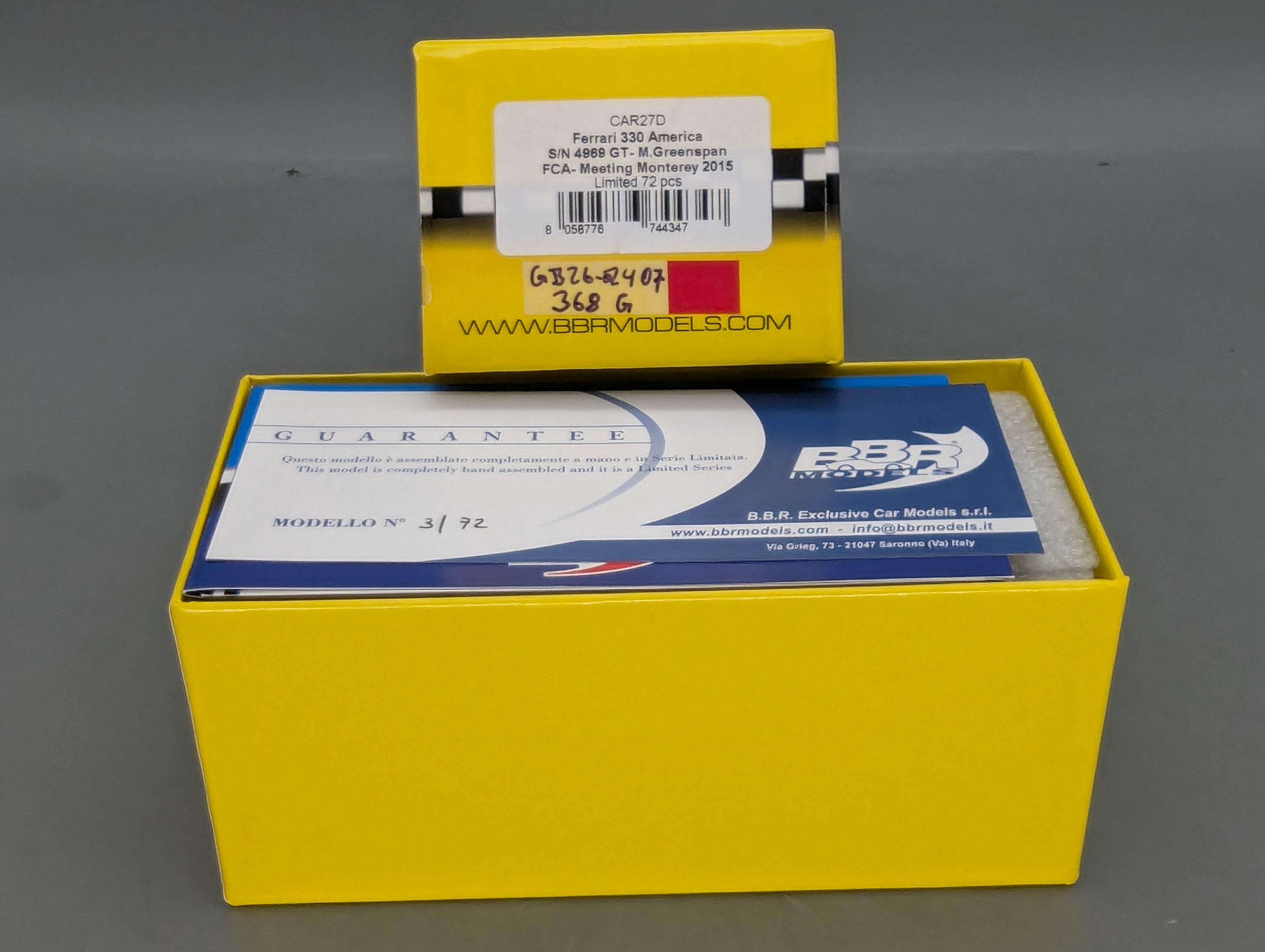 Model Cars 1:43 Spark S9609 Lamborghini Huracan GT3 EVO FIA Vallelunga 2019 #58 OVP
