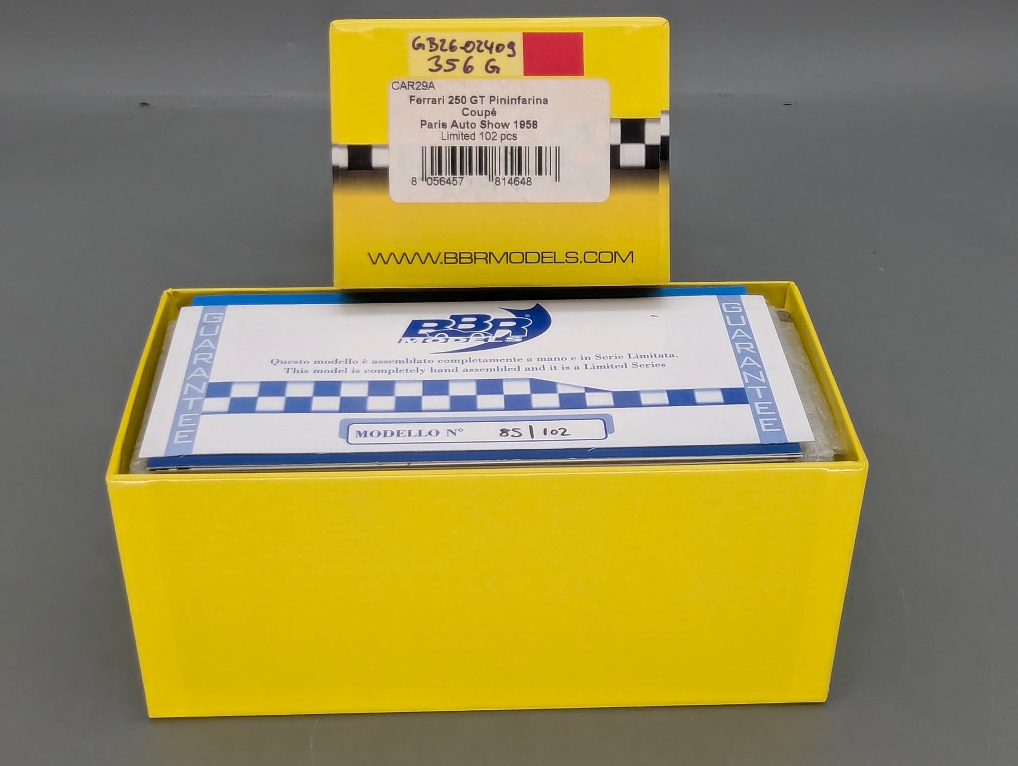 Model Cars 1:43 Spark S9609 Lamborghini Huracan GT3 EVO FIA Vallelunga 2019 #58 OVP
