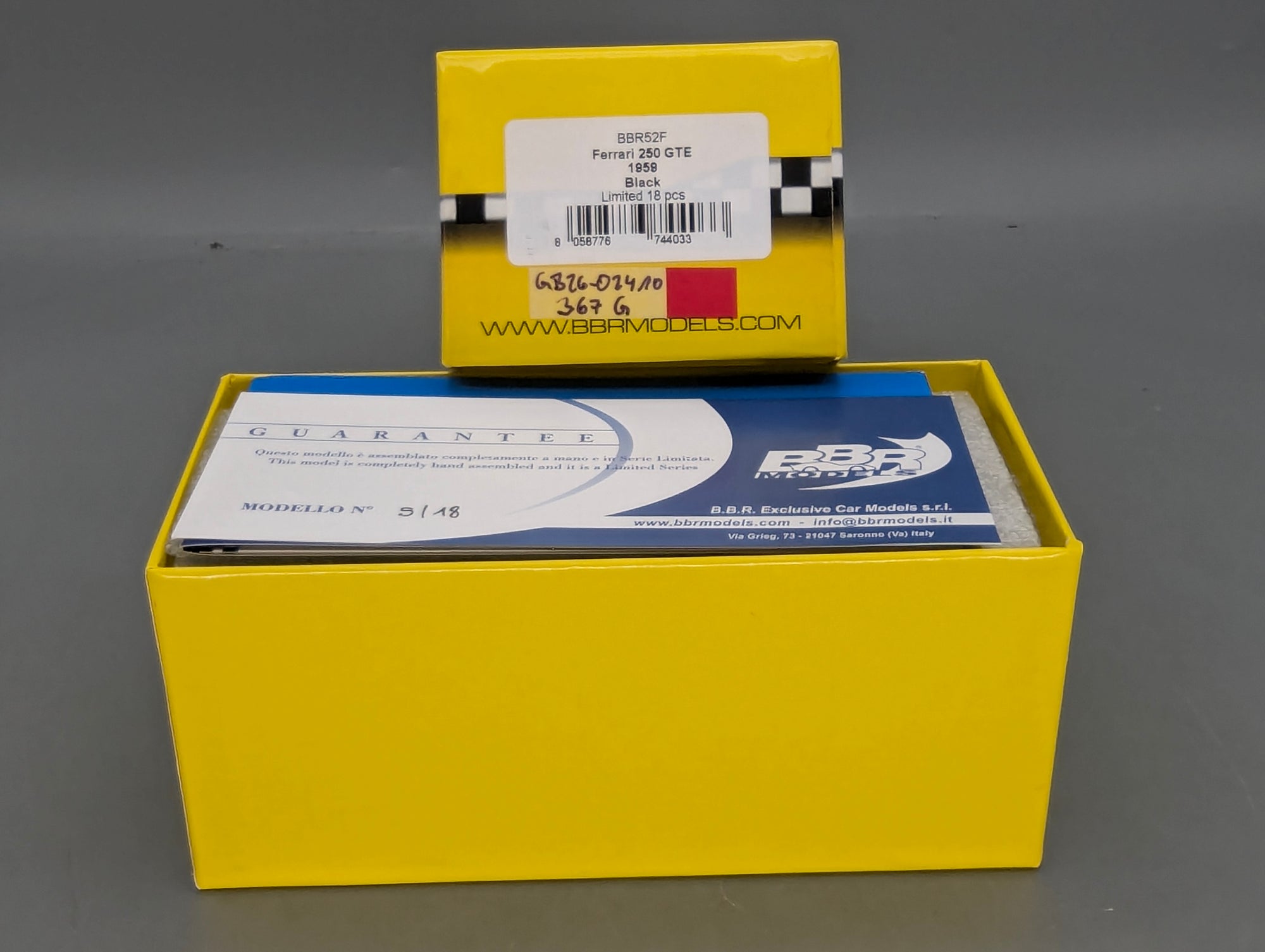 Model Cars 1:43 Spark S9609 Lamborghini Huracan GT3 EVO FIA Vallelunga 2019 #58 OVP