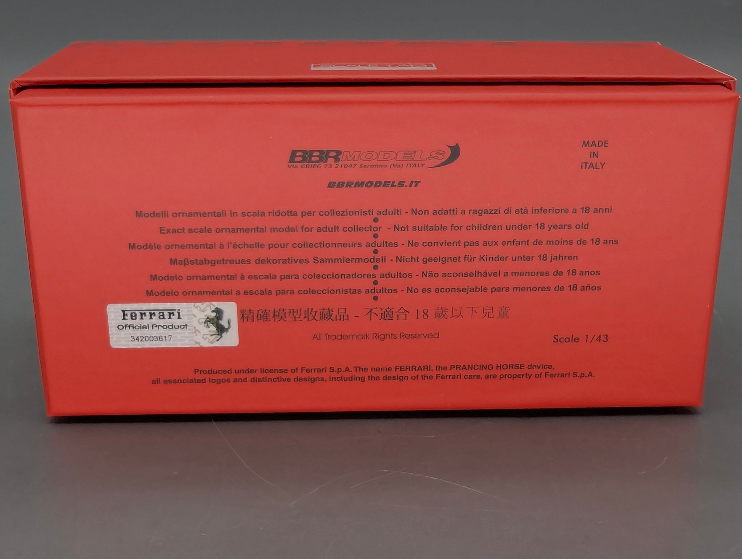 Coches a escala 1:43 Spark S9609 Lamborghini Huracan GT3 EVO FIA Vallelunga 2019 #58 precintado
